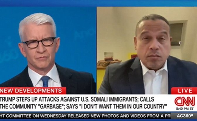 Minnesota AG Keith Ellison Questioned About Fraud Scandal – Says ‘No’ When Asked if He Would Have Done Things Differently (VIDEO) –
Minnesota Attorney General Keith Ellison appeared on CNN and was actually asked about the massive fraud scandal unfolding in the state and his response to one of the questions he got was extremely telling.
The post Minnesota AG Keith Ellison Questioned About Fraud Scandal – Says ‘No’ When Asked if He Would Have Done Things Differently (VIDEO) appeared first on The Gateway Pundit. Minnesota AG Keith Ellison Questioned About Fraud Scandal – Says ‘No’ When Asked if He Would Have Done Things Differently (VIDEO) –
Minnesota Attorney General Keith Ellison appeared on CNN and was actually asked about the massive fraud scandal unfolding in the state and his response to one of the questions he got was extremely telling.
The post Minnesota AG Keith Ellison Questioned About Fraud Scandal – Says ‘No’ When Asked if He Would Have Done Things Differently (VIDEO) appeared first on The Gateway Pundit.