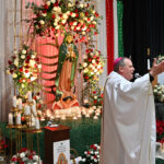 Music enriches Passaic parish on eve of Guadalupe feast #Catholic - Bishop Kevin J. Sweeney on Dec. 11 led the St. Anthony of Padua Parish in Passaic, N.J., in celebrating the eve of the Feast of Our Lady of Guadalupe. He was the main celebrant of the Mass, during which he reflected on the maternal love of the Blessed Virgin Mary and her call to faith, humility, and hope.
The liturgy was enriched by St. Anthony’s choir and Mariachi music, lifting the prayers of the faithful. After the Mass, parishioners remained together until midnight, sharing traditional music, food, and fellowship in an atmosphere of joy, love, and devotion as one parish family honoring Our Lady of Guadalupe.

Click here to subscribe to our weekly newsletter.

Father Javier Bareno, pastor of St. Anthony’s, and Father Alexis Coffi, the parish’s parochial vicar, concelebrated the Mass with Bishop Sweeney.
BEACON PHOTOS | MATTHEW GIGLI
 [See image gallery at beaconnj.org]