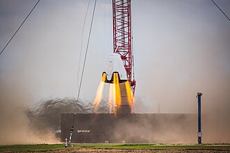 Picture of the day





A full-size test article of the SpaceX Crew Dragon named DragonFly fires its eight SuperDraco engines in a development test of its ability to land with the accuracy of a helicopter using only the thrusters. The company conducted two tethered tests vehicle attached to a crane so engineers could refine the landing software and systems on the spacecraft. SpaceX envisions returning people to Earth from space on the power of thrust instead of beneath parachutes. SpaceX, in partnership with NASA’s Commercial Crew Program, is developing the Crew Dragon and Falcon 9 integrated system to take astronauts to launch astronauts to the International Space Station from the United States.
 #ImageOfTheDay