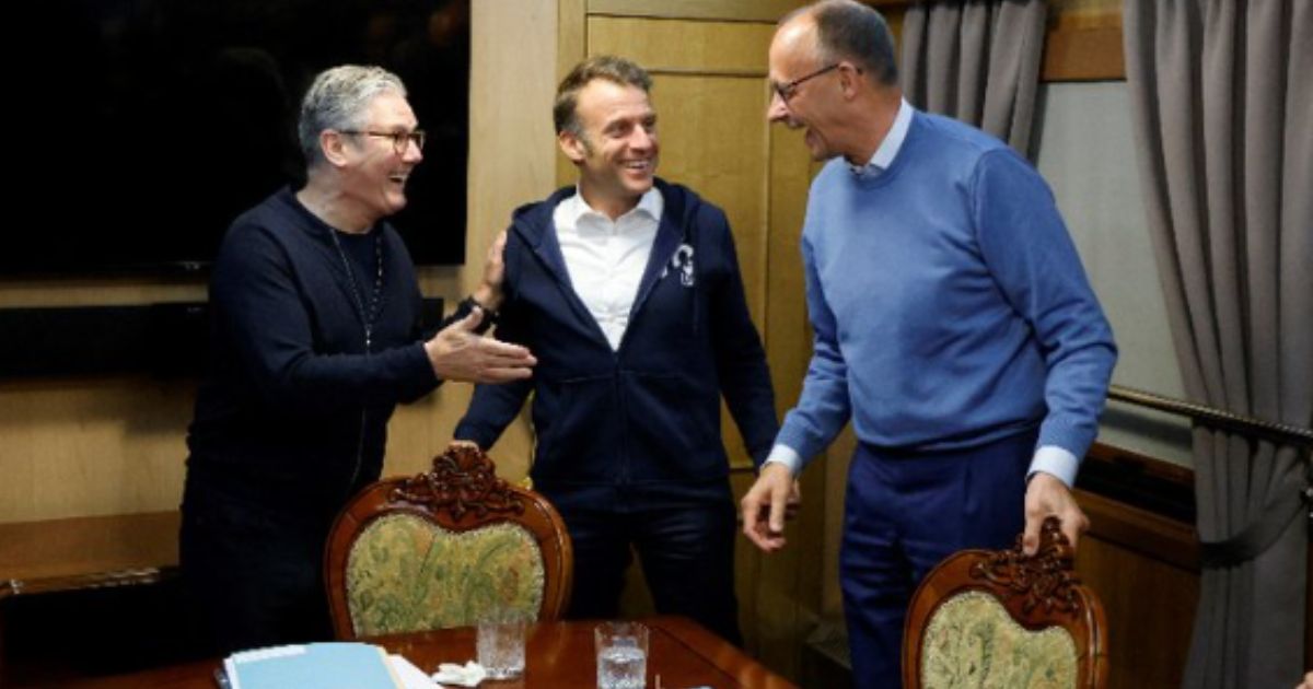 THE THREE STOOGES: Unpopular Globalist ‘Leaders’, France’s Macron, UK’s Starmer and Germany’s Merz Struggle To Oppose Trump on Ukraine Peace Process – 
They see themselves as the three Musketeers – but are they?
The post THE THREE STOOGES: Unpopular Globalist ‘Leaders’, France’s Macron, UK’s Starmer and Germany’s Merz Struggle To Oppose Trump on Ukraine Peace Process appeared first on The Gateway Pundit.