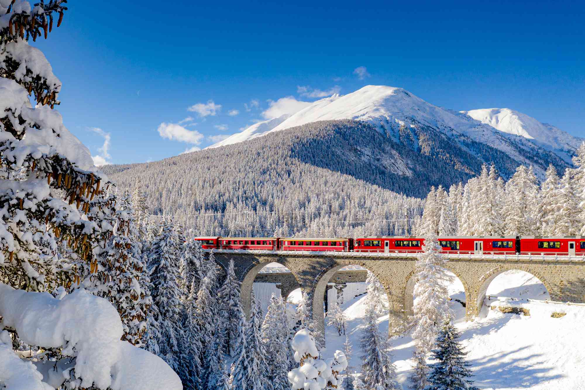 This 180-mile Scenic Train Is the ‘Window to the Swiss Alps’ With Panoramic Views and Gourmet Dining #Travel Here’s how to plan a trip aboard Switzerland’s famous Glacier Express.