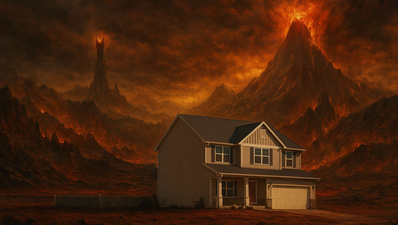 Tucker Carlson Buys New Home In Mordor #BabylonBee – NURN, MORDOR — Political commentator Tucker Carlson has reportedly purchased a piece of property in the land of Mordor, where the shadows lie. This will be Carlson’s fourth house and his first next to a slave camp.
