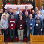 Retreat in Newton equips men for life’s faith challenges #Catholic – On the weekend of Jan. 9 to 11, the 5th Annual Called To Courage (CTC) retreat was held at the Sacred Heart Center in Newton.
Forty-two Catholic men from the following local parishes in New Jersey participated: St. Kateri Tekakwitha in Sparta; St. Matthew the Apostle and Resurrection, both in Randolph; Annunciation and Our Lady of the Valley, both in Wayne; Corpus Christi in Chatham Township; and St. Mary in Wharton — all in the Paterson Diocese — as well as St Michael in Cranford in the Newark Archdiocese.
The CTC retreat theme is “Sacred Journey: Transitions and Transformation.” The theme focused on the various ways in which men share in the Paschal Mystery of Christ, dying and rising in life experiences such as growing from childhood to adulthood, transitioning through the aging process and retirement, and facing other losses and disappointments, including recovery from addictions.
During this annual retreat, men listen and speak from the heart, developing lasting friendships and support systems. This year, four laymen and Salesian Sister Theresa Kelly, director of the Sacred Heart Center, gave witness talks about their spiritual journeys of transformation.

Click here to subscribe to our weekly newsletter.

The retreat also featured small- and large-group discussions and several liturgical services. These services included morning prayer services, Stations of the Cross, a reconciliation service, Eucharistic adoration and Benediction, and a Sunday-morning Mass. Father Daniel Murphy, a retired priest of the Paterson Diocese and the CTC’s spiritual director, celebrated the Mass.
Bishop Kevin J. Sweeney visited the men on retreat on Saturday for lunch. Then, he listened to one of the talks, participated in a small-group discussion, was present for the reconciliation service, and heard individual confessions along with other priests. The men also had free time to spend as they wished, which included fellowship with the other men and quiet time for prayer and reflection.
The CTC retreat program originated in the various Cornerstone and Men’s retreat programs in the Paterson Diocese, which have been very successful over the years. These retreats are designed to equip men to face faith challenges, focusing on themes such as brotherhood, discipline, and living a holy Catholic life. Father Murphy and a team of laymen lead CTC, which offers a retreat experience for all men, including those from parishes without a men’s retreat ministry.
&nbsp;