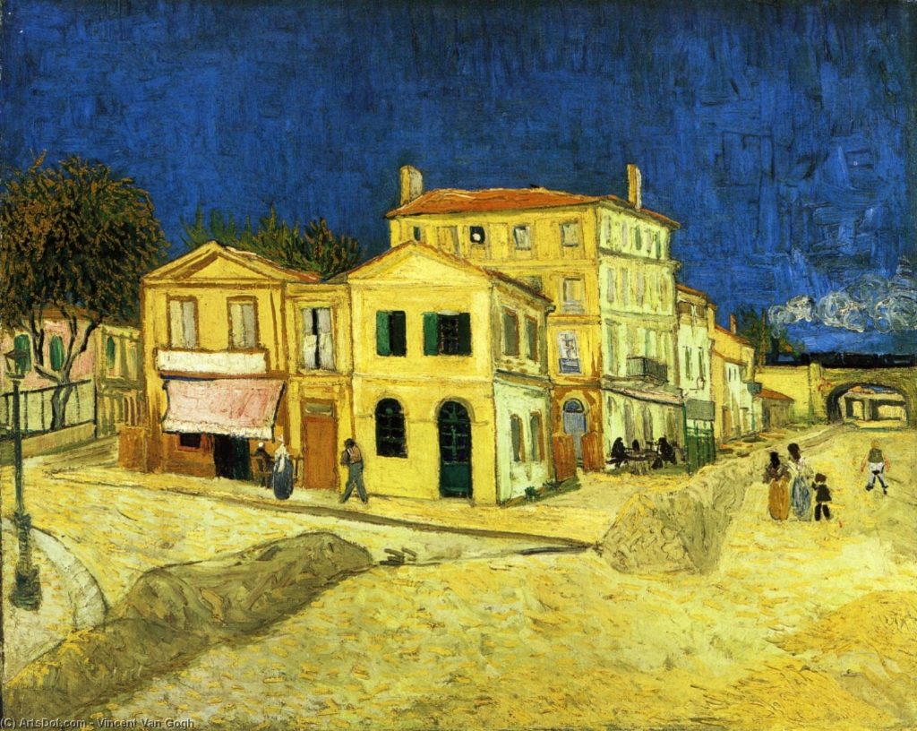 Original The Yellow House - By Vincent van Gogh