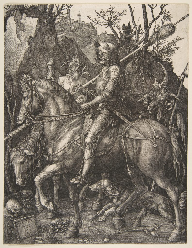 Original 'Knight- Death and the Devil' by Albrecht Durer