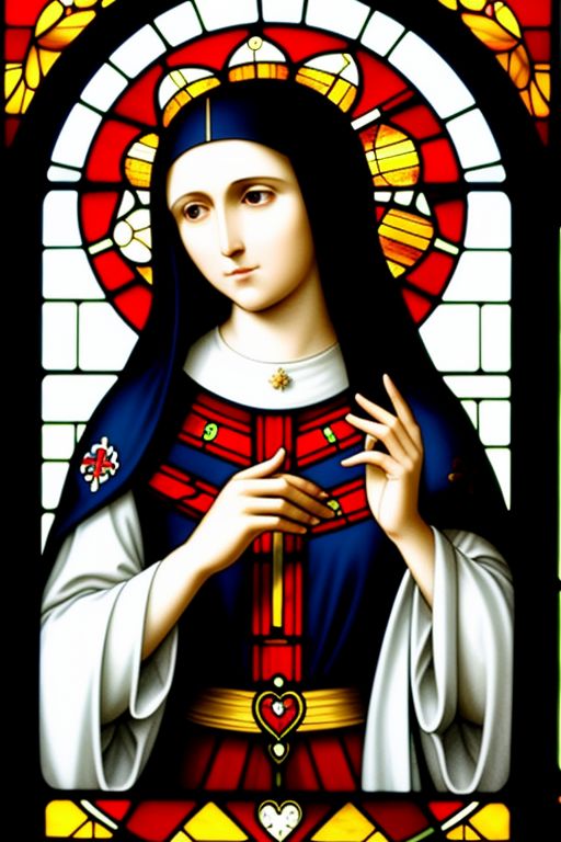 Saint Margaret Mary Alacoque, a French nun
