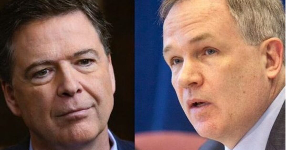 Federal Prosecutors Target Comey’s Lawyer Patrick Fitzgerald Over His Involvement in Comey’s Classified Trump Memo Leaks – Fitzgerald Fires Back! –
Federal prosecutors are now signaling they may remove James Comey’s attorney Patrick Fitzgerald as his lead counsel because of his involvement in the former FBI Director’s leaks of classified information to the media through Daniel Richman.
The post Federal Prosecutors Target Comey’s Lawyer Patrick Fitzgerald Over His Involvement in Comey’s Classified Trump Memo Leaks – Fitzgerald Fires Back! appeared first on The Gateway Pundit. Federal Prosecutors Target Comey’s Lawyer Patrick Fitzgerald Over His Involvement in Comey’s Classified Trump Memo Leaks – Fitzgerald Fires Back! –
Federal prosecutors are now signaling they may remove James Comey’s attorney Patrick Fitzgerald as his lead counsel because of his involvement in the former FBI Director’s leaks of classified information to the media through Daniel Richman.
The post Federal Prosecutors Target Comey’s Lawyer Patrick Fitzgerald Over His Involvement in Comey’s Classified Trump Memo Leaks – Fitzgerald Fires Back! appeared first on The Gateway Pundit.