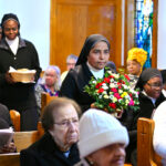 Paterson delegate to lead women’s religious order in U.S. #Catholic - Bishop Kevin J. Sweeney visited the Daughters of Charity of the Most Precious Blood of Paterson, N.J., to install Sister Regi Varghese as the delegate leading the congregation in the United States during a Mass he celebrated on Oct. 13. She will serve a three-year term as delegate.
In Paterson, 10 members of the Daughters of Charity of the Most Precious Blood sponsor and operate St. Joseph’s Rest Home, a nonprofit, State-Licensed residential facility for senior women, and St. Michael’s Junior Day Nursery for children aged 3 to 5 years old.

Click here to subscribe to our weekly newsletter.

Bishop Sweeney was the main celebrant and homilist of the Mass. The concelebrants were Father Charles Waller, a retired diocesan priest and chaplain to the sisters; Msgr. George Hundt, pastor of St. Gerard Majella and Our Lady of Pompei parishes, both in Paterson; Father Marc Mancini, pastor of St. James of the Marches Parish in Totowa, N.J.; Father Manuel Alejandro Cuellar, parochial vicar of St. Gerard Majella and Our Lady of Pompei; and Father Erasmus Okere, parochial vicar of Blessed Sacrament/St. Charles Borromeo Parish in Newark, N.J. These priests were joined by Father Simmy Thomas, the parish vicar of St. George Syro-Malabar Catholic Church, also in Paterson.
The Daughters of Charity of the Most Precious Blood have 17 members in the United States, including locations in New York and Connecticut. Thomas Marie Fusco established the congregation in 1873 in Pagani, Italy. The sisters’ apostolate encompasses the care of orphans, vulnerable children, the sick, and the elderly, as well as the education of the youth.
BEACON PHOTOS | JOE GIGLI
 [See image gallery at beaconnj.org]  