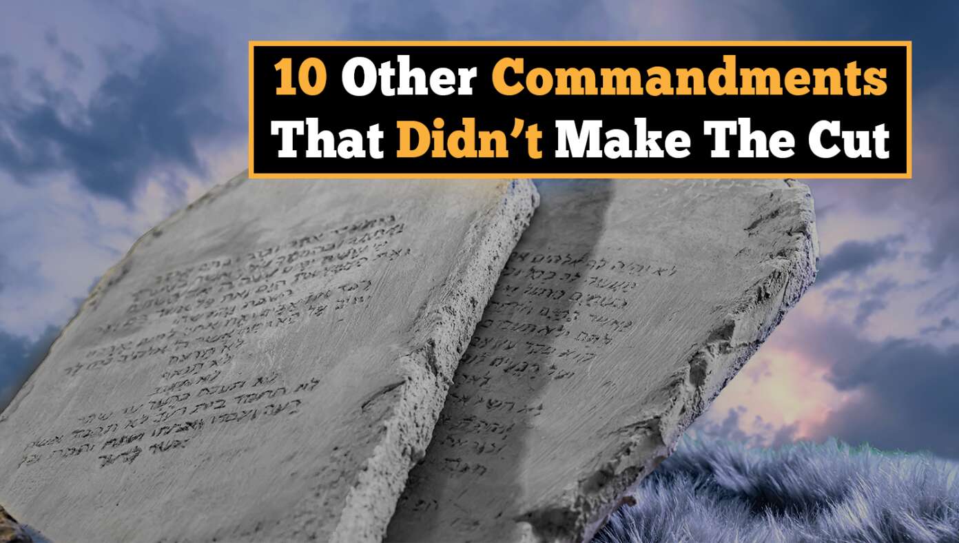 10 Other Commandments That Didn’t Make The Cut #BabylonBee – The Ten Commandments have long been seen as the backbone of societal laws for thousands of years, but did you know that there were other commandments that didn’t make the list?