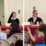 All Saints Academy hosts Spirit Week #Catholic – Students and staff at All Saints Academy in Parsippany, N.J., held a Spirit Week event to commemorate the Solemnity of All Saints on Nov. 1.
To start the week, the school hosted speakers who answered questions submitted by students and teachers. The panel of speakers included Bishop Emeritus Arthur J. Serratelli;  Father Joe Garbarino, a retired priest of the Paterson Diocese in New Jersey;  Father Peter Clarke, principal of Morris Catholic High School in Denville, N.J.; and Sister Maria Angeline Weiss, vocation director of her congregation, the Sisters of Christian Charity in Mendham, N.J.
Panelists were asked to share their reflections on their favorite saints, how saints lived and shared their love for Jesus each day, and how the school community is called to do the same.
 

Click here to subscribe to our weekly newsletter.