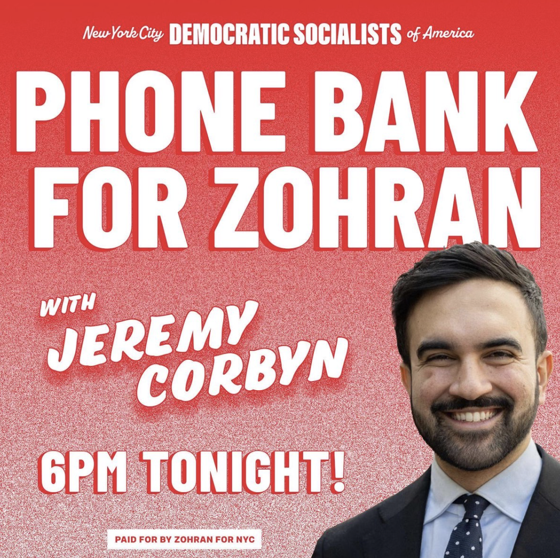 British Politician Jeremy Corbyn Hosts Phone Bank to Get Out the Vote for Socialist NYC Mayoral Candidate Zohran Mamdani – 
British politician Jeremy Corbyn, a radical Islamic supporter, has raised concerns of foreign interference in the New York City mayoral election.
The post British Politician Jeremy Corbyn Hosts Phone Bank to Get Out the Vote for Socialist NYC Mayoral Candidate Zohran Mamdani appeared first on The Gateway Pundit.