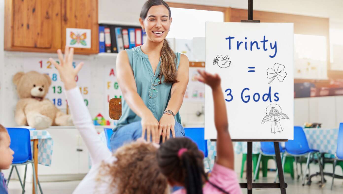 Children’s Church Sermon Jam-Packed With Heresies #BabylonBee – DALLAS, TX — The children’s pastor of Flame Passion Born Again Friends Fellowship Church caught the community’s attention after she gave an inspiring children’s church teaching that was once again jam-packed with heresies.