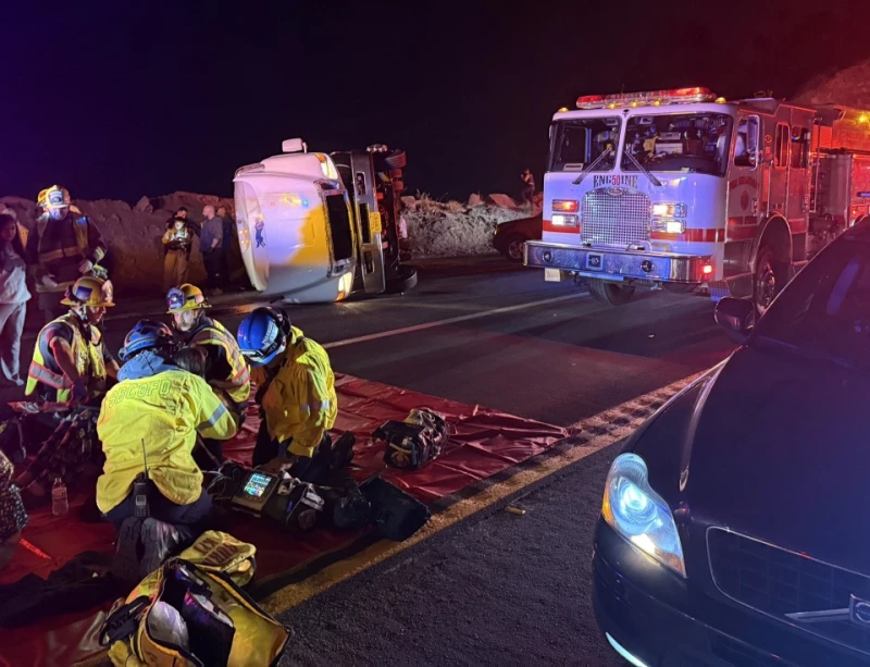 Overturned bus injures dozens returning from California Catholic youth retreat #Catholic 
 
 First responders provide aid after a bus carrying a group of mostly teenagers from Our Lady of Guadalupe Catholic Church in Santa Ana, California, on its way home from a three-day retreat at Camp Nawakwa in the San Bernardino Mountains crashed on a two-lane highway near Running Springs on Nov. 9, 2025. / Credit: Photo courtesy of the San Bernardino County Fire Protection District

CNA Staff, Nov 11, 2025 / 18:16 pm (CNA).
As a group of mostly teenagers made its way home from a Catholic youth retreat in the mountains of Southern California this past weekend, the bus rolled over at a winding turn, injuring 26. Nearly 40 parishioners of Our Lady of Guadalupe Catholic Church in Santa Ana were on their way home from a three-day retreat at Camp Nawakwa in the San Bernardino Mountains on the evening of Nov. 9 when their bus crashed on a two-lane highway near Running Springs. When emergency responders arrived, passengers were still escaping from the bus, with many exiting through the roof hatch. Twenty-six passengers were treated for their injuries, including 20 who were later hospitalized, according to the San Bernardino County Fire Department. Three passengers had major injuries.Jarryd Gonzales, a spokesman for the Diocese of Orange, told CNA that the Diocese of Orange “offers heartfelt prayers and support to the youth, families, and staff of Our Lady of Guadalupe Catholic Church in Santa Ana who were involved in a serious bus accident.”“We extend our deepest gratitude to the first-responder agencies for their prompt and professional response in safely evacuating passengers and ensuring they received proper medical attention,” Gonzales said.Gonzales said about 125 people participated in the retreat, which started Friday and ended Sunday. Most left the retreat in vans, except for the one group that took the bus.Gonzales said the diocese will continue to “provide further updates as information becomes available.”“Until then, our entire Diocese of Orange community will keep all those affected in prayer, and we thank all for their continued support,” he said.