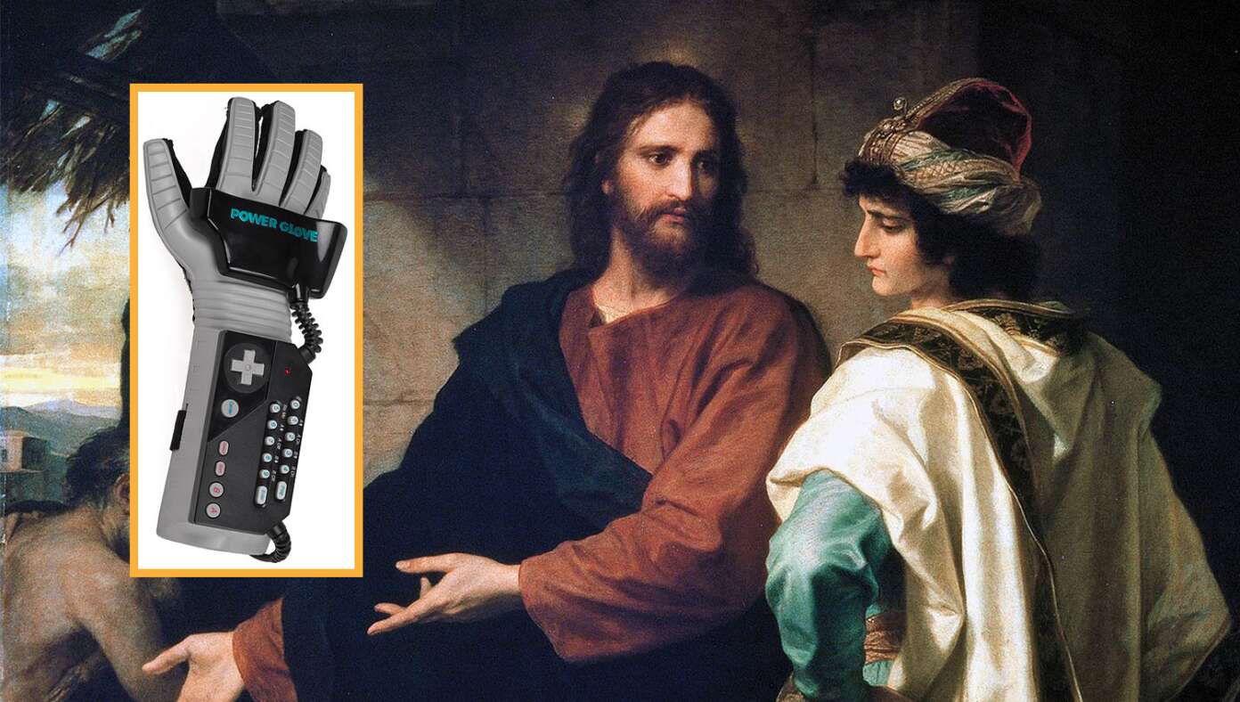 Scholars Believe Young Rich Man Went Away Sad When Jesus Told Him To Sell All His Possessions Because He Had The Nintendo Power Glove #BabylonBee – OXFORD — One of the most well-known stories from the biblical gospels took on a whole new meaning this week, as a team of scholars revealed that they now believe the young rich man went away sad when Jesus told him to sell all his possessions because he had the Nintendo Power Glove.