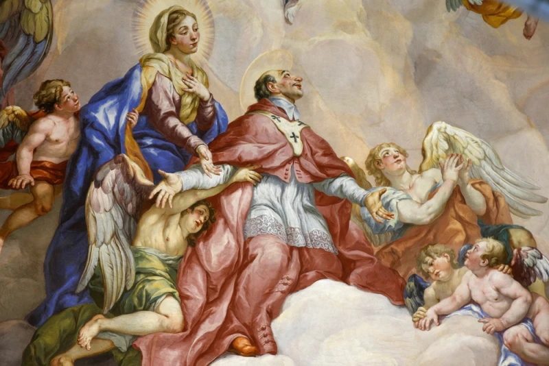 St. Charles Borromeo: Patron saint of stomach ailments, dieting — and obesity? #Catholic 
 
 The Intercession of Charles Borromeo supported by the Virgin Mary dome fresco by Johann Michael Rottmayr in St. Charles’s Church, Austria. / Credit: godongphoto/Shutterstock

CNA Staff, Nov 4, 2025 / 04:00 am (CNA).
St. Charles Borromeo, whose feast day the Catholic Church celebrates Nov. 4, was a cardinal and a prominent teacher of the Catholic faith. He generously donated much of his considerable wealth to charity and sacrificed his own health to help plague victims at a time when many other authorities fled.And, despite what you might have heard, he probably wasn’t obese.Why does that matter? Well, because Charles is popularly invoked as a patron saint of stomach ailments and also of obesity and dieting. These patronages — and whether or not he was himself obese — are not mentioned in hagiographies of St. Charles, so it’s unclear how this particular association began. Charles was known for helping the poor in times of famine and for practicing self-mortification, and he was certainly not known to indulge in food to excess.Whether or not his invocation by dieters is appropriate, what is clear is that St. Charles Borromeo had a massive influence on the Church.Charles was born in 1538 near Milan. He was born wealthy — in fact, he was part of the famously rich and influential Medici family — but sought to use his wealth to benefit the Church rather than himself.Owing in part to his well-connected family, Charles soon assumed staggering responsibilities, serving as a papal diplomat and supervisor of major religious orders.Charles was a central figure in the Council of Trent (1545–1563), which among other things served as the Church’s official answer to the Protestant Reformation. Its twofold mission was to clarify Catholic doctrine against Protestant objections and reform the Church internally against many long-standing problems. As a papal representative, Charles participated in the council’s conclusion in 1563, when he was only 25, and was ordained a priest during the council. He also played a leading role in assembling its comprehensive summary, the Catechism of the Council of Trent.Charles’ uncle, Pope Pius IV, appointed him archbishop of Milan in 1563, and soon after he became a cardinal. He found his diocese in a state of disintegration, after two generations of virtually no local administration or leadership. Charles got straight to work establishing schools, seminaries, and centers for religious life. He constantly directed the work of restoration of ecclesiastical discipline and the education of the young, even down to minute details. He tried as much as possible to live a simple life and give to the poor whenever possible, and he practiced self-mortification.The clergy during this time were in many cases lax and careless, living scandalous lives, such that the people had grown to be equally negligent and sinful. While bishop of Milan, St. Charles oversaw many dramatic and effective reforms of the clergy, the liturgy, and of religious education. He encountered much opposition to those reforms, so much so that a group of disgruntled monks attempted to kill him, but he was miraculously unharmed when an assassin fired a gun straight at him while kneeling in prayer at an altar.He was very active in preaching and ministry and was famous for bringing back many lapsed Catholics to the Church. As a result, today he is honored as the patron saint of catechists and catechumens, people who teach and learn the faith. In fact, he was the founder of the Confraternity of Christian Doctrine, which systematically instructed children in the faith — the forerunner of the modern “Sunday school.”In 1571, the region where Charles was working suffered a severe famine, during which he worked tirelessly to help the starving, supporting at his own expense as many as 3,000 people daily for three months. At the same time, Charles himself suffered various ailments, including a low fever.A few years later, a plague struck Milan. Charles was convinced that the plague was sent as a chastisement for sin and sought to give himself all the more to prayer and to service to his people. He paid personal visits to plague-stricken houses to comfort those suffering, and as a spiritual penance, he walked in procession, barefoot, with a rope around his neck and a relic in his hand.At the end of 1584 Charles suffered a skin infection in one of his legs but still continued to travel to take care of his diocese. He died young at the age of 46 on Nov. 3, 1584, and was canonized 26 years later, in 1610.This story was first published on Nov. 4, 2022, and has been updated.