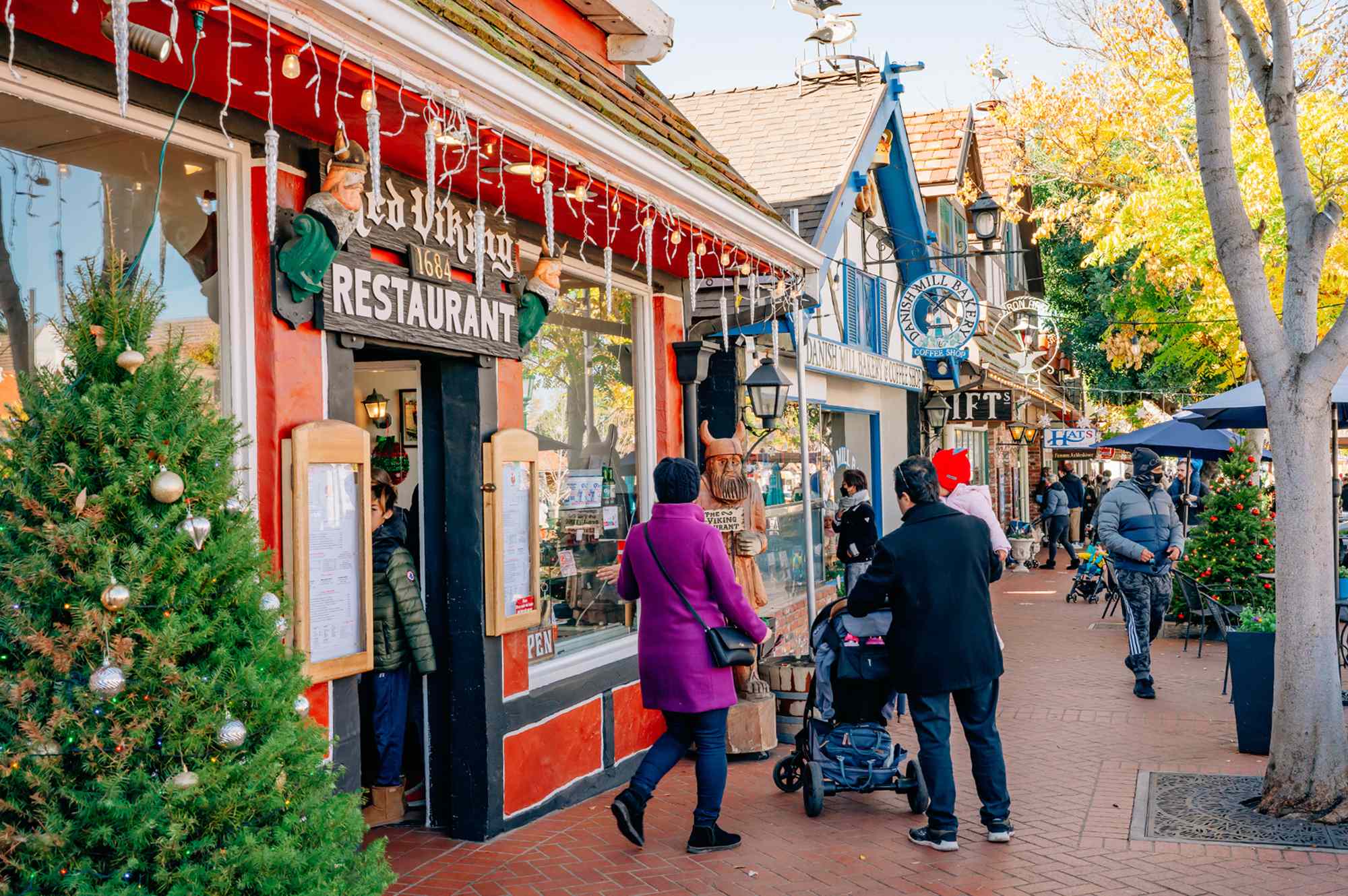 This Is the Best Place to Celebrate Christmas in California—and It Has Fairy-tale Vibes and European Architecture #Travel Solvang is a classic Christmas destination for good reason.