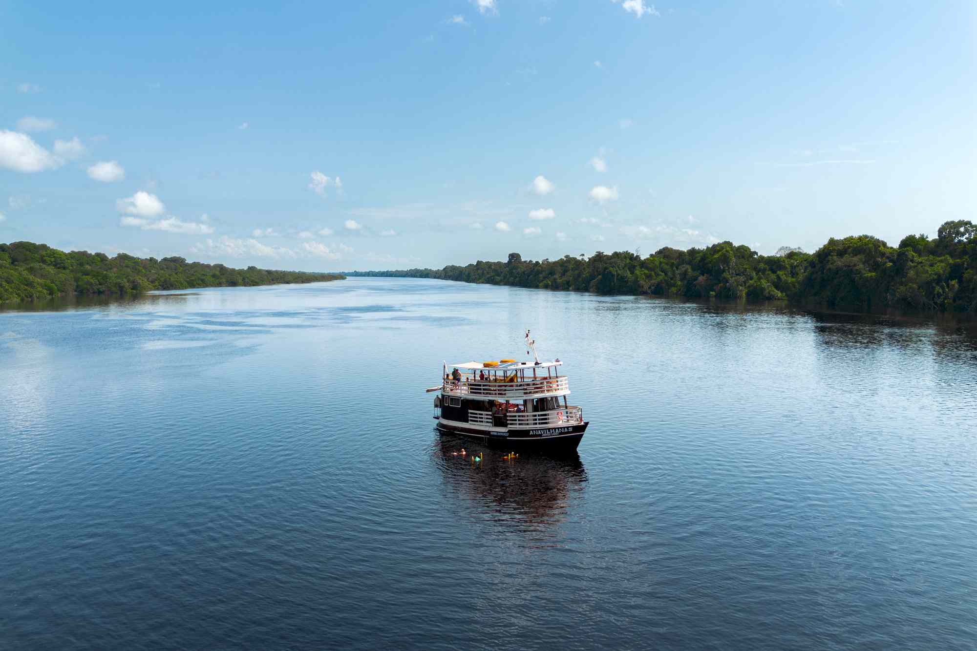 This Luxury Lodge in the Brazilian Rain Forest Is the Ultimate Family Adventure Destination #Travel The luxury Anavilhanas Jungle Lodge has a stunning setting on the Rio Negro and breathtaking wildlife sightings.