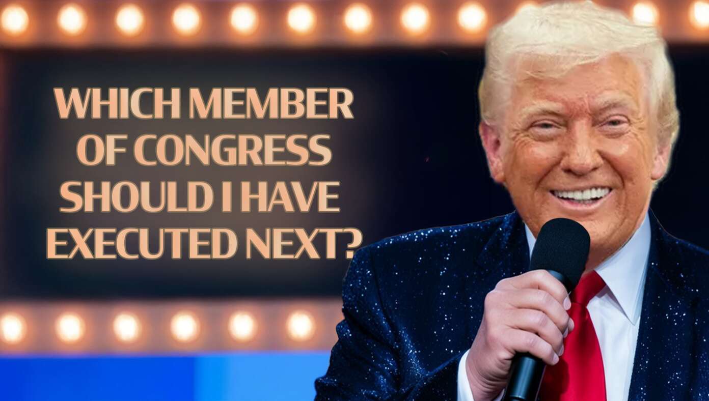 Trump To Host Exciting New Game Show ‘WHICH MEMBER OF CONGRESS SHOULD I HAVE EXECUTED NEXT?’ #BabylonBee – WASHINGTON, D.C. — The Trump administration announced plans this week for the president to host a thrilling game show for members of Congress in which the audience must help determine who he executes next.