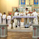 First night of Simbang Gabi commences at Rockaway parish #Catholic - The first night of Simbang Gabi was celebrated at Sacred Heart of Jesus Parish in Rockaway, N.J., sponsored by the Diocesan Commission for Filipino Ministry (DCCFM).
The celebration marked an observance of the cherished Filipino Advent tradition within the Paterson Diocese in New Jersey, drawing a strong turnout of faithful gathered in prayer and thanksgiving as they prepared for the coming of Christ at Christmas.

Click here to subscribe to our weekly newsletter.

Father Jun Vizcara, a chaplain at St. Joseph University Medical Center in Paterson, N.J., was the main celebrant of the Mass. Concelebrating priests were Father Pawel Bala, pastor of Sacred Heart; Father Vidal Gonzales, pastor of Notre Dame of Mount Carmel Parish in the Cedar Knolls neighborhood of Hanover Township, N.J.; and Father Emerson Francisco, parochial vicar of St. Philip the Apostle Parish in Clifton, N.J.
Following the Mass, the community gathered for fellowship, sharing an abundance of traditional Filipino food. The joyful gathering reflected the spirit of unity, hospitality, and gratitude that characterizes Simbang Gabi celebrations.
Elmer Maximo, DCCFM president, expressed his heartfelt appreciation for the growing number of Filipino faithful participating in the tradition, noting that Simbang Gabi continues to strengthen faith and community as the Church journeys toward Christmas.
In the diocese, Simbang Gabi concluded Dec. 23 at Our Lady of the Holy Angels Parish in Little Falls, N.J., with Bishop Kevin J. Sweeney as the main celebrant.
 [See image gallery at beaconnj.org]