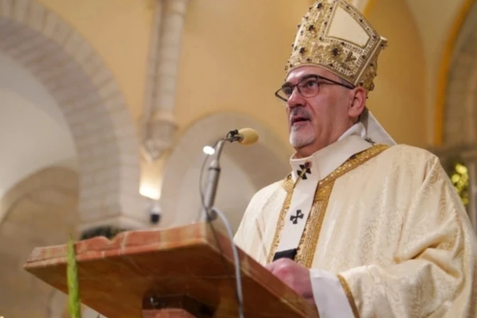 Latin Patriarch of Jerusalem: ‘God does not wait for history to improve before entering into it’ – #Catholic – 
 
 Cardinal Pierbattista Pizzaballa is the Latin Patriarch of Jerusalem / Credit: Courtesy of the Latin Patriarchate of Jerusalem

ACI Prensa Staff, Dec 25, 2025 / 16:07 pm (CNA).
At the Christmas Eve Mass celebrated in Bethlehem, the Latin Patriarch of Jerusalem, Cardinal Pierbattista Pizzaballa, affirmed that “one of the great messages of Christmas” is that God “does not wait for history to improve before entering into it,” but rather embraces human reality.During his homily, the Cardinal explained that the birth of Jesus does not occur outside of time or apart from political events, but within concrete history. “God does not create a parallel history. He does not enter the world when everything is finally ordered and peaceful,” but rather “enters into real, concrete, sometimes harsh history.”Commenting on the beginning of the Gospel of Saint Luke, which places the birth of Christ in the context of a decree by Emperor Augustus, the Patriarch indicated that this detail has profound theological significance. “The very history that claims to be self-sufficient becomes the place where God fulfills his promise,” he affirmed, adding that “no time is ever truly lost, and no situation is too dark for God to dwell in it.”Cardinal Pizzaballa emphasized that, although the Emperor’s decree seems to dominate the scene, “unbeknownst to him, it becomes an instrument of a greater plan.”&nbsp; Faced with the logic of power that “counts, registers, and governs,” God responds with the logic of the gift, giving his Son in the fragility of “a child born without power.”In this context, he recalled that Christmas is not an escape from the world’s problems. “Christmas is not a refuge that removes us from the tension of the present time,” he warned, but rather “a school of responsibility,” because Christ “does not wait for circumstances to be favorable: he inhabits them and transforms them.”The Patriarch also referred to the announcement of peace on the night of Jesus Christ’s birth in Bethlehem, clarifying that it is not a superficial peace.&nbsp; “It is not a mere balance of power nor the result of fragile agreements,” he explained, but rather “the fruit of God’s presence in history.” However, he added that this peace “is given, but also entrusted,” and only becomes real when it finds “hearts willing to receive it and hands ready to protect it.”Speaking from the Holy Land, Cardinal Pizzaballa acknowledged that the current reality remains marked by deep wounds. “We come from years of great suffering, in which war, violence, hunger, and destruction have marked the lives of many, especially children,” he stated.&nbsp; Nevertheless, he emphasized that it is precisely in this context that the Christmas message resonates most powerfully.Finally, the Patriarch urged people not to remain neutral in the face of the complexities of history. “The darkness of the world may be profound, but it is not definitive,” he said, reminding everyone that “the light of Bethlehem does not blind, but illuminates the path,” and is transmitted “from heart to heart, through humble gestures, words of reconciliation, and daily decisions for peace.”