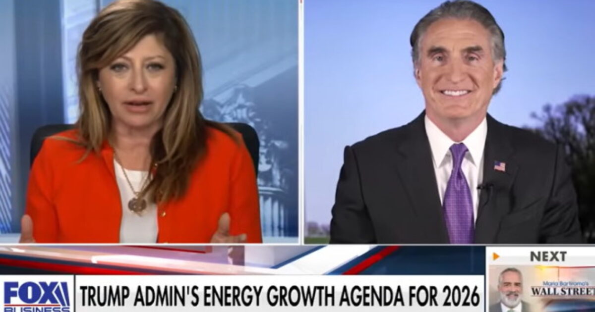 Trump Interior Secretary Doug Burgum Explains Plans to Expand Energy Production in 2026 (VIDEO) – 
Trump’s Interior Secretary Doug Burgum recently appeared on the FOX Business Network with Maria Bartiromo and explained the administration’s plans to ramp up energy production in the coming year.
The post Trump Interior Secretary Doug Burgum Explains Plans to Expand Energy Production in 2026 (VIDEO) appeared first on The Gateway Pundit.