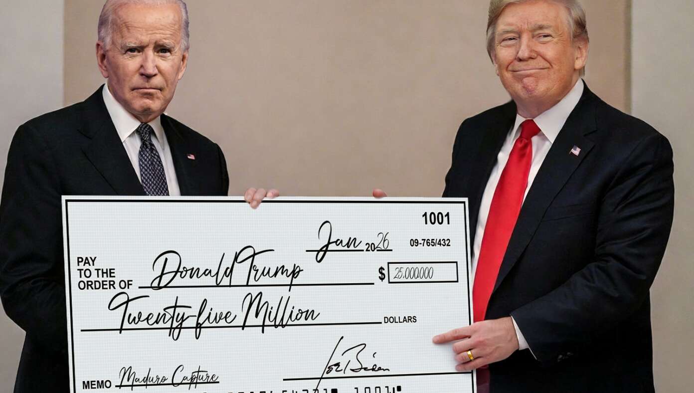 Awkward: Biden Forced To Pay Trump The  Million Bounty For Capturing Maduro #BabylonBee – WILMINGTON, DE — With the successful military operation to topple the authoritarian Venezuelan government, former President Joe Biden was notified that he was being forced to pay Donald Trump the  million bounty his administration had put in place for capturing Nicolas Maduro.
