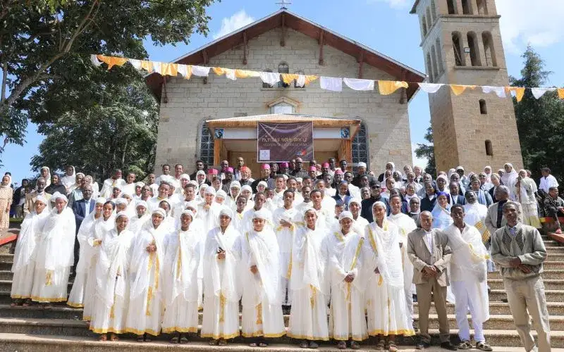 ‘Do not be afraid’: Ethiopia’s bishops speak of courage in synodality message – #Catholic – 
 
 Members of the Catholic Bishops’ Conference of Ethiopia (CBCE). | Credit: CBCE

Jan 5, 2026 / 12:34 pm (CNA).
Catholic bishops in Ethiopia have issued a far-reaching synodality message that speaks to the fear, suffering, and fragmentation gripping the Horn of Africa nation, repeatedly urging the people of God to “not be afraid.”Dated Dec. 10, 2025, and obtained on Jan. 4 by ACI Africa, CNA’s news partner in Africa, the message was released at the conclusion of the 59th Plenary Assembly of the Catholic Bishops’ Conference of Ethiopia (CBCE) members, held in Emdibir Dec. 8–10. The gathering marked both the close of the jubilee year and the formal beginning of the implementation of the final document of the Synod on Synodality in Ethiopia.Members of the Catholic Bishops’ Conference of Ethiopia (CBCE) meet before issuing a synodal message about courage in the face of many hardships. | Credit: CBCEA Catholic missionary source familiar with the Church in Ethiopia told ACI Africa that the CBCE members’ decision to circulate the message widely — and to request that it be read out at parish Masses — represents a significant shift.“The fact that the Catholic bishops are circulating the statement and asking to have it read at parish Masses is something new,” the source said, adding that Catholic bishops in Ethiopia “were very fearful in the past. Maybe this ‘don’t be afraid’ is a new start for a marginal Church.”A message rooted in Advent hopeThe bishops’ message was addressed to clergy, women and men religious, and the laity — including Catholics in the diaspora and “all people of goodwill, ”and was inspired by the words of the angel to the shepherds: “Do not be afraid; I bring you good news of great joy for all people” (Lk 2:10).Written during Advent to culminate in Christmas, which is celebrated on Jan. 7 in Ethiopia, the Catholic bishops situated their pastoral exhortation firmly within the concrete realities of Ethiopian life.“In a nation burdened by many hardships — poverty, conflict, climate change, cultural confusion, and division — these words remind us that even amid darkness, the divine light of Christ shines forth, guiding us toward renewed hope and unity,” CBCE members said.The bishops said their call to courage is not denial of suffering but rather a proclamation of faith. “We proclaim it not as a denial of the profound suffering and fear that grips our nation but as a faith-filled affirmation that God is with us,” they wrote.Naming the wounds of the nationThe bishops described the “heavy burdens” afflicting the nation, beginning with the crushing cost of living.“For so many families, daily life has become unbearable,” they said, adding that “soaring prices render basic provisions a luxury. Parents watch helplessly as children go to bed hungry.”The Church leaders framed this reality as a violation of Catholic social teaching, emphasizing the preferential option for the poor and vulnerable and insisting that economic structures must serve human dignity.They also drew attention to the devastating impact of climate change, particularly drought and environmental degradation.“Imagine those who are dying of hunger in a country of plenty,” they wrote, calling for “ecological conversion” and quoting the May 2015 encyclical letter on care for our common home,  Laudato Si’, on the need for “an overall personal conversion… which leads to heartfelt repentance and desire to change.”Catholic bishops and clergy gather with religious in Ethiopia ahead of a new statement from the bishops there. | Credit: CBCECultural fragmentation and the loss of the common goodThe bishops warned that Ethiopia’s social fabric is fraying under the weight of tribal conflicts, ethnic hatred, and ideologies of division, compounded by uncritical adoption of modern digital culture.“The new culture shaped by digitization is doing away with our long-standing values,” they observed, warning that an “us vs. them mentality” amplified by social media is eroding the sense of the common good.“We risk losing the sense of common good — that the well-being of each is bound to the well-being of all,” they caution.‘Our land is soaked in pain’The CBCE members also addressed war and insecurity. “Our land is soaked in pain,” they said, pointing to civil war, ongoing local violence, and conflicts rooted in religion, ethnicity, and politics.They insisted that peace is not simply the absence of war. “The Catholic Church teaches us that peace is not merely the absence of war but the presence of justice and the flourishing of human dignity.”In their message, the bishops ask: “When will we have enough? When will we turn away from the cycle of violence and work towards healing and rebuilding?”They described the social consequences of conflict — economic collapse, cultural erosion, and widespread displacement — highlighting the plight of internally displaced persons (IDPs) and Ethiopians forced into precarious lives abroad.“As a Church, we cannot remain silent in the face of such suffering,” they declared. “We are called to be instruments of peace, to advocate for the voiceless, and to work tirelessly for reconciliation.”The failure to dialogueAnother wound CBCE members identified in their statement was the breakdown of communication at every level of society. “Our greatest failure may be our inability to dialogue,” they said, lamenting a “Babylon of confusion” where people no longer listen to one another.”They cited Pope Francis’ encyclical on human fraternity and social friendship, Fratelli Tutti, stressing that authentic dialogue requires “the ability to respect the other’s point of view and to admit that it may include legitimate convictions and concerns.”Synodality as an act of resistanceAgainst this backdrop of fear, division, and violence, the bishops presented synodality not as an abstract ecclesial process but as a prophetic response. “Walking together is an act of resistance against every force that divides and destroys,” they asserted.Catholic bishops and clergy gather with religious and laity before issuing a synodal message encouraging the faithful to have courage in the face of hardship. | Credit: CBCEQuoting the Synod Vademecum, they reminded the people of God that synodality is “the path along which the Church is called to walk … making everyone participate in a journey of common listening and discernment.”They emphasized that this is “not merely a Church exercise; it is a prophetic witness and a concrete answer to the deep crises we face as a nation.”‘Do not be afraid’In one of the most pastorally detailed sections of the CBCE members’ message, the Catholic bishops repeatedly exhort the people of God: “Do not be afraid.”They urged Catholics to walk as “companions in the journey,” to listen deeply — especially to those on the peripheries — and to speak the truth “with courage and prudence.”They insisted that liturgical life and prayer remain central, encouraging Catholics not to fear “to keep intact your identity as Catholics as expressed in your liturgical life.”CBCE members also call for co-responsibility in mission, urging the baptized to participate actively in evangelization and integral human development “to benefit all humanity regardless of their creed, tribe, religion, or any background.”Dialogue, ecumenism, renewed forms of authority as service, communal discernment, and formation in synodality are all framed by the same refrain: Do not be afraid.Mary as the model of a synodal ChurchThe message culminates in a Marian vision of the Church.“We see the features of a synodal, missionary, and merciful Church shining in full light in the Virgin Mary,” they write, describing her as the one who “listens, prays, meditates, dialogues, accompanies, discerns, decides, and acts.”Invoking St. Paul VI, they recall that “the action of the Church in the world can be likened to an extension of Mary’s concern.”A new public voice for a marginal ChurchBy asking that their message be read aloud at Catholic Masses across the country, the bishops’ message of courage can reach even the smallest communities.As the missionary source told ACI Africa: “Maybe this ‘don’t be afraid’ is a new start for a marginal Church.”This story was first published by ACI Africa, CNA's news partner in Africa, and has been adapted by CNA.