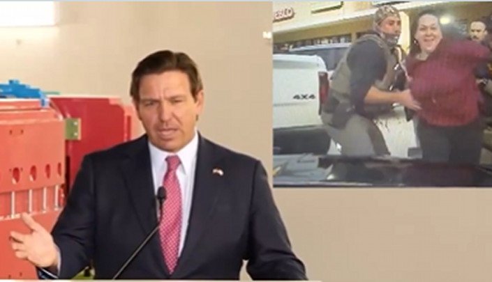 Florida Governor Ron DeSantis Responds After Woman is Arrested for Allegedly Assaulting Trooper: ‘This is Not Minneapolis’ (VIDEO) – 
A woman in Florida is under arrest after allegedly assaulting troopers in the state this week.
The post Florida Governor Ron DeSantis Responds After Woman is Arrested for Allegedly Assaulting Trooper: ‘This is Not Minneapolis’ (VIDEO) appeared first on The Gateway Pundit.