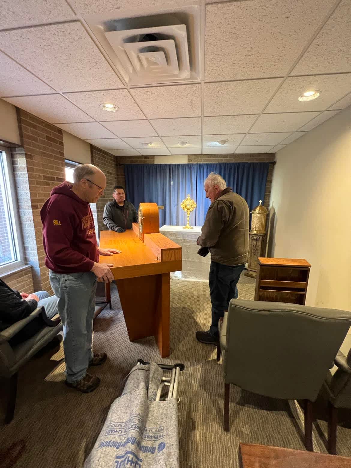 ICE deported Minnesota church employee, surveilled parish during Mass, mayor says – #Catholic – 
 
 Church employee Francisco Paredes, 46, was handcuffed by ICE Dec. 4, 2025. | Credit: Photo courtesy of Francisco Paredes

Jan 9, 2026 / 15:01 pm (CNA).
U.S. Immigration and Customs Enforcement (ICE) agents surveilled St. Gabriel the Archangel Catholic Church in Hopkins, Minnesota, on Epiphany after deporting the parish’s beloved maintenance worker to Mexico five weeks earlier.The Trump administration last year eliminated a federal policy that generally prohibited immigration enforcement in “sensitive locations” such as schools, churches, and hospitals. Attendance at St. Gabriel’s Spanish Mass has dropped by half since the solemnity of the Immaculate Conception, and parishioners have expressed fear of churchgoing about eight miles from where an ICE agent shot and killed U.S. citizen Renee Good on Jan. 7. Father Paul Haverstock, pastor of St. Gabriel’s, said he had vested for the 1 p.m. Spanish Mass Jan. 4 when a parishioner told him about men wearing ski masks in a car outside the church. He said he was disturbed to receive the report, went to the sacristy to get his cellphone, and placed it next to his chair in the sanctuary.“If there is an incident of agents coming in, I want to make sure that it’s recorded, and I want a clear recording of me letting the agents know that we’re in the middle of a religious service,” Haverstock said. It didn’t come to that, but ICE’s presence outside has impeded parishioners’ free exercise of religion, Haverstock said. ICE agents camped outside the church felt like “a violation,” he said.“Who wouldn’t feel intimidated by that?” he said.“It felt like a violation of our constitutional rights, felt like a violation of civilization and good manners. It felt like we were not living in the United States of America but in some third world, violent place, somewhere else,” Haverstock said. “Yeah, it feels like we’re in a war zone here.”The U.S. Department of Homeland Security did not immediately respond to a request for comment.Arrest of church employeeChurch employee Francisco Paredes, 46, was handcuffed by ICE Dec. 4, 2025. Eight federal vehicles pulled into a large parking lot adjacent to St. Gabriel’s on 13th Avenue South after Paredes picked up coffee on his way to work, Paredes said, and he was driven to a processing facility.About 2,000 immigration enforcement agents have come to Minnesota, according to government officials. On Jan. 4, “they were definitely out in front of the church, waiting in front of the church,” Hopkins Mayor Patrick Hanlon said in an interview.Hanlon said he wants ICE to obey the laws of Hopkins, a community of about 19,000 people known for its lively "Mainstreet" and arts scene, and summertime Raspberry Festival.Mayor Patrick Hanlon of Hopkins, Minnesota, says ICE agents were in front of St. Gabriel’s Church on Jan. 4, 2026. | Credit: Photo courtesy of Patrick HanlonHanlon made an Instagram reel following the  shooting of Good urging ICE to obey Hopkins’ traffic rules and other laws.Archbishop Bernard Hebda  in his statement after Good’s death pleaded for “all people of goodwill to join me in prayer for the person who was killed, for their loved ones, and for our community.”‘Surveilling us’After observing ICE monitoring the church during Sunday Mass, Haverstock called Hebda and the mayor.Haverstock told them: “They had out-of-state license plates, and they were just sitting outside our doors for a while.” He added: “They came to our church, and even though they didn’t enter, they were apparently surveilling us.”Until Paredes’ arrest and before ICE parked outside St. Gabriel’s, more than 400 people had usually attended the Spanish Mass, Haverstock said. Haverstock said he is considering offering a temporary Sunday Mass dispensation in his parish for those who are afraid.“I think if I don’t give them a dispensation, hardly any of them will be here anyway because of the fear factor. So out of consideration for their circumstances and their souls, I think it’s likely I will give a dispensation for this coming Sunday, but I feel torn because we need God in this situation,” Haverstock said.‘We’ve united to help our immigrant brothers and sisters’ICE’s presence has been “a real interference with our parishioners’ right to worship and come to Mass,” Haverstock said.“They’re also terrorizing anybody of goodwill just by their presence, masks, and idling outside of a church. It’s frightening. I was frightened when I heard that they were there. I was frightened for the safety of the people in the church, including myself, and I was especially frightened for my immigrants,” he said. Haverstock said he was “really blessed to see that our parish has not split on political lines in this situation, but we’ve united to help our immigrant brothers and sisters.”‘Too afraid’Fear is palpable, Haverstock said, with “people being detained, even after showing IDs, and people being harassed, even if they’re here legally.”When maintenance employee Paredes was deported, “it really got my attention,” Haverstock said.Paredes, who sang in the church choir and had lived in the U.S. for 25 years with one conviction for driving under the influence, said he spent about a month incarcerated in the ICE detention system before being sent to Mexico. He said he had asked to make a phone call when he was arrested and was denied for several days so his U.S.-citizen daughter didn’t know his whereabouts. Paredes spent Christmas imprisoned and said he had no access to any religious services.Francisco Paredes, center, works at St. Gabriel Catholic Church in Hopkins, Minnesota, before being deported to Mexico on Dec. 4, 2025. | Credit: Photo courtesy of Francisco ParedesIn the Bloomington, Minnesota, immigration office, Paredes, who lacked legal permission to live in the U.S., said he was in a cell with 40 people. There was only one bathroom for the men to share, and “anyone can see when you go to the bathroom,” Paredes said.After about seven hours later, Paredes said he was transferred to the Crow Wing County Jail in Brainerd, Minnesota. Paredes said a government-financed plane later took him to Laredo, Texas, where he was imprisoned in the Webb County Detention Center. “They treat people like an animal,” Paredes said. “I was there!”Paredes said no hot meals were provided, only a sandwich, an orange, crackers, and water. In a large warehouse-like building, “we sleep on the floor. No blanket. They treat you like an animal,” Paredes said.When President Donald Trump talks about deporting “the worst of the worst,” Paredes said, “he doesn’t have any idea. All the people I met in the prison, they are hardworking people.”Haverstock said he misses Paredes, who was a “wonderful worker and one of those rare, fully bilingual people, so that was a huge help to have him around.”“We should be firmly resolved to do our part to obtain justice, not just for ourselves but for our brothers and sisters, and not even just those in the Church, but anyone’s who’s being persecuted, who happens to be our neighbor,” Haverstock said. “Families should not be separated except for extremely grave reasons. And I can say from my personal experience, from what I’ve seen, and from what I’ve heard, that these deportations and this massive push by ICE is not just targeting drug cartels and violent criminals and repeat offenders of major crimes, but it’s targeting moms and dads and families who have committed, in some cases, no crime except entering our country illegally, and separating a family because of that is unjust.” At the end of Mass, Haverstock invites parishioners to learn how to “help immigrants in the parish who have been negatively impacted by recent events” and join an ad hoc team “to serve our brothers and sisters through works of mercy.” Haverstock said the parish has used the same petition in the Prayer of the Faithful for several weeks: “For immigrants living in fear, for families that have been separated, and for wise immigration reform in our land, let us pray to the Lord.”