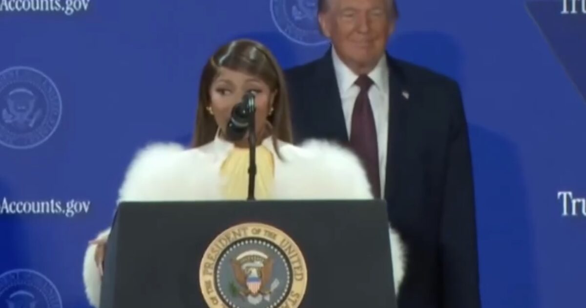 Nicki Minaj Throws Support Behind Trump Child Savings Accounts, Proclaims Herself His ‘Number One Fan’ (VIDEO) –
Rap superstar Nicki Minaj has thrown her support behind Trump-branded savings accounts, a tax-advantaged programme designed to help children build long-term wealth.
The post Nicki Minaj Throws Support Behind Trump Child Savings Accounts, Proclaims Herself His ‘Number One Fan’ (VIDEO) appeared first on The Gateway Pundit. Nicki Minaj Throws Support Behind Trump Child Savings Accounts, Proclaims Herself His ‘Number One Fan’ (VIDEO) –
Rap superstar Nicki Minaj has thrown her support behind Trump-branded savings accounts, a tax-advantaged programme designed to help children build long-term wealth.
The post Nicki Minaj Throws Support Behind Trump Child Savings Accounts, Proclaims Herself His ‘Number One Fan’ (VIDEO) appeared first on The Gateway Pundit.