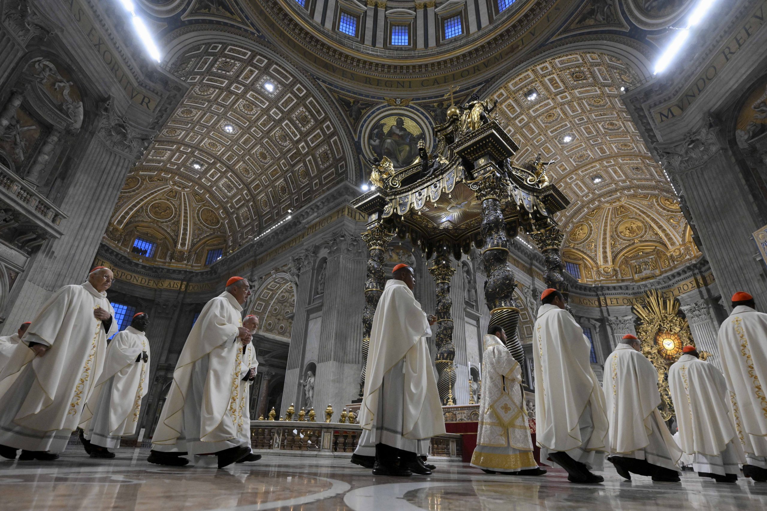 Pope Leo XIV to cardinals: ‘We gather not to promote personal or group agendas’ – #Catholic – 
 
 Pope Leo XIV arrives at St. Peter’s Basilica for a Mass with cardinals on Jan. 8, 2026. | Credit: Vatican Media

Jan 8, 2026 / 17:04 pm (CNA).
Pope Leo XIV on Thursday called on cardinals to experience the extraordinary consistory as a time of spiritual discernment in unity and warned against the temptation to put personal interests ahead of the common good.“We gather not to promote personal or group ‘agendas’ but to entrust our plans and inspirations to a discernment that transcends us — ‘as the heavens are higher than the earth’ — and which comes only from the Lord,” he said in  his homily for the Mass he celebrated Jan. 8 in St. Peter’s Basilica with the cardinals present in Rome for this important two-day ecclesial meeting convened to help him make decisions about the future of the Catholic Church.Leo XIV urged the cardinals to experience the Eucharist as the place where this discernment is purified and transformed, asking them to place all their “hopes and ideas upon the altar.”Truly listening to the voice of God“Only in this way will we truly know how to listen to his voice and to welcome it through the gift that we are to one another — which is the very reason we have gathered,” he added.The pope linked this vision to the spirituality of communion, recalling that Christian love is “Trinitarian” and “relational,” and quoted St. John Paul II, who defined it as “the heart’s contemplation of the mystery of the Trinity dwelling in us.”Pope Leo XIV during the consecration at the Mass for the consistory of cardinals on Jan. 8, 2026, at St. Peter’s Basilica at the Vatican. | Credit: Vatican MediaThis extraordinary consistory — different from the ordinary ones, which are more limited and frequent — was planned to take place immediately after the Jubilee of Hope to “offer support and advice to the Holy Father in the exercise of his high and arduous responsibility of governing the Church,” according to a statement from the Holy See.St. John Paul II convened six extraordinary consistories during his 26-year pontificate, while Pope Benedict XVI chose to hold consultative meetings with the cardinals on the eve of the ordinary consistories. In total, he held three such meetings during his pontificate.During the 12 years of his pontificate, Pope Francis held only one extraordinary consistory, on Feb. 20, 2014, which focused primarily on the family and marriage, ahead of the Synod on the Family held that same year.Pope Leo XIV celebrates Mass with cardinals at the consistory on Jan. 8, 2026. | Credit: Vatican MediaUnlike his predecessor, who preferred to consult with a smaller council, Leo XIV convened the entire College of Cardinals to assist him in governing the universal Church.Evangelization and synodalityThe cardinals are expected to offer the new pontiff their views on two specific topics: the Synod and synodality, and the mission of evangelization and the missionary character of the Church in light of Pope Francis’ apostolic exhortation Evangelii Gaudium. Initially, the meeting topics also included discussions on the liturgy and the apostolic constitution Praedicate Evangelium, but lack of time has limited the issues that will be addressed.The pontiff reflected on the very meaning of the consistory, recalling that the word “consistorium” in Latin refers to the idea of ​​“pausing.” “Indeed, all of us have ‘paused’ in order to be here. We have set aside our activities for a time, and even canceled important commitments, so as to discern together what the Lord is asking of us for the good of his people,” he emphasized.Not a group of experts, but a community of faithIn his homily, the Holy Father reminded those present that this gathering is not about a “mere group of experts” but “a community of faith. Only when the gifts that each person brings are offered to the Lord and returned by him, will they bear the greatest fruit according to his providence.”Cardinals arrive for the Mass during the consistory on Jan. 8, 2026, at St. Peter’s Basilica at the Vatican. | Credit: Vatican MediaThe pontiff also recalled the words of St. Leo the Great to emphasize the communal dimension of ecclesial service: “In this way,” he said, “‘the hungry are fed, the naked clothed, the sick visited, and no one seeks his or her own interests, but those of others.’”Referring to the challenges of today’s world, marked by profound inequalities and a widespread “hunger for goodness and peace,” the pope acknowledged the feeling of inadequacy in the face of the mission but encouraged them to face it together, trusting in providence.“We will be able to help one another — and in particular, to help the pope — to find the “five loaves and two fish” that providence “never fails to provide,” he affirmed.Leo XIV concluded his homily by offering the cardinals his “heartfelt thanks” for their service and reminding them that, even if they don’t always manage to find solutions to the problems they face.‘We may not always find immediate solutions to the problems we face’“We may not always be able to find immediate solutions to the problems we face. Yet in every place and circumstance, we will be able to help one another — and in particular, to help the pope,” he said, calling for collaboration.“Beloved brothers,” the pope noted, “what you offer to the Church through your service, at every level, is something profound and very personal, unique to each of you and precious to all.”According to what the director of the Holy See Press Office, Matteo Bruni, reported Jan. 7, of the 245 cardinals who currently make up the College of Cardinals, 170 are in Rome participating in the closed-door meetings that concluded Thursday.This story was first published by ACI Prensa, CNA’s Spanish-language news partner. It has been translated and adapted by CNA.