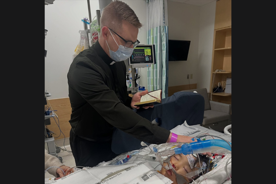 Popular Catholic speaker pleads for a miracle amid son’s medical emergency #Catholic 
 
 Micah Kim, 5, son of popular Catholic speaker Paul Kim, is anointed by a priest on Dec. 26, 2025. Credit: Courtesy of Paul Kim's Facebook page / null

Dec 29, 2025 / 17:51 pm (CNA).
Paul Kim, a highly popular Catholic youth and young adult speaker, continues to share updates on his 5-year-old son, Micah, who remains on life support following a sudden medical emergency just days before Christmas.Entering his ninth day in the hospital, Micah’s condition has sparked an outpouring of prayers across the globe, with the family invoking the intercession of Venerable Fulton Sheen for a miracle amid grim medical prognoses.The ordeal began when Micah was rushed to the hospital last week after experiencing severe internal bleeding and other complications. Kim, a devoted husband and father of six known for his engaging talks on faith and family at Catholic conferences, first alerted followers via social media on Dec. 22: “My son Micah is having a medical emergency right now and headed to the hospital in an ambulance.”By Dec. 24, Micah underwent emergency chest surgery to address the bleeding, which successfully stabilized his heart function. Kim shared on social media that after the surgery, his son’s heart began beating independently and his vital signs remained steady.Doctors gradually reduced life support, with Micah’s lungs showing slow improvement on a ventilator. However, a subsequent MRI revealed severe brain damage, leading physicians to conclude there is “no medical possibility” of recovery.“Micah is fighting for his life,” Kim said in a Dec. 29 update on Instagram. “We’re waiting on the Lord, and we don’t give up trust.”Micah received the sacrament of anointing of the sick on Dec. 23 at 3 p.m., “when divine mercy redeemed us all,” and Kim invited all Catholics to join with his family in praying the Divine Mercy Chaplet, humbly requesting a miracle “through the intercession of Archbishop Fulton Sheen.”In addition to an outpouring of prayer for Micah, a GoFundMe campaign was begun to support the family amid mounting medical costs.“Praying that all is stable and the parents are resting,” one supporter posted on social media platform X, echoing widespread sentiment.As of Dec. 29, Micah’s kidney function remains a concern, but the family is holding fast to hope. “Please keep praying! God has the ultimate say. He is the Divine Physician,” Kim noted on Instagram.