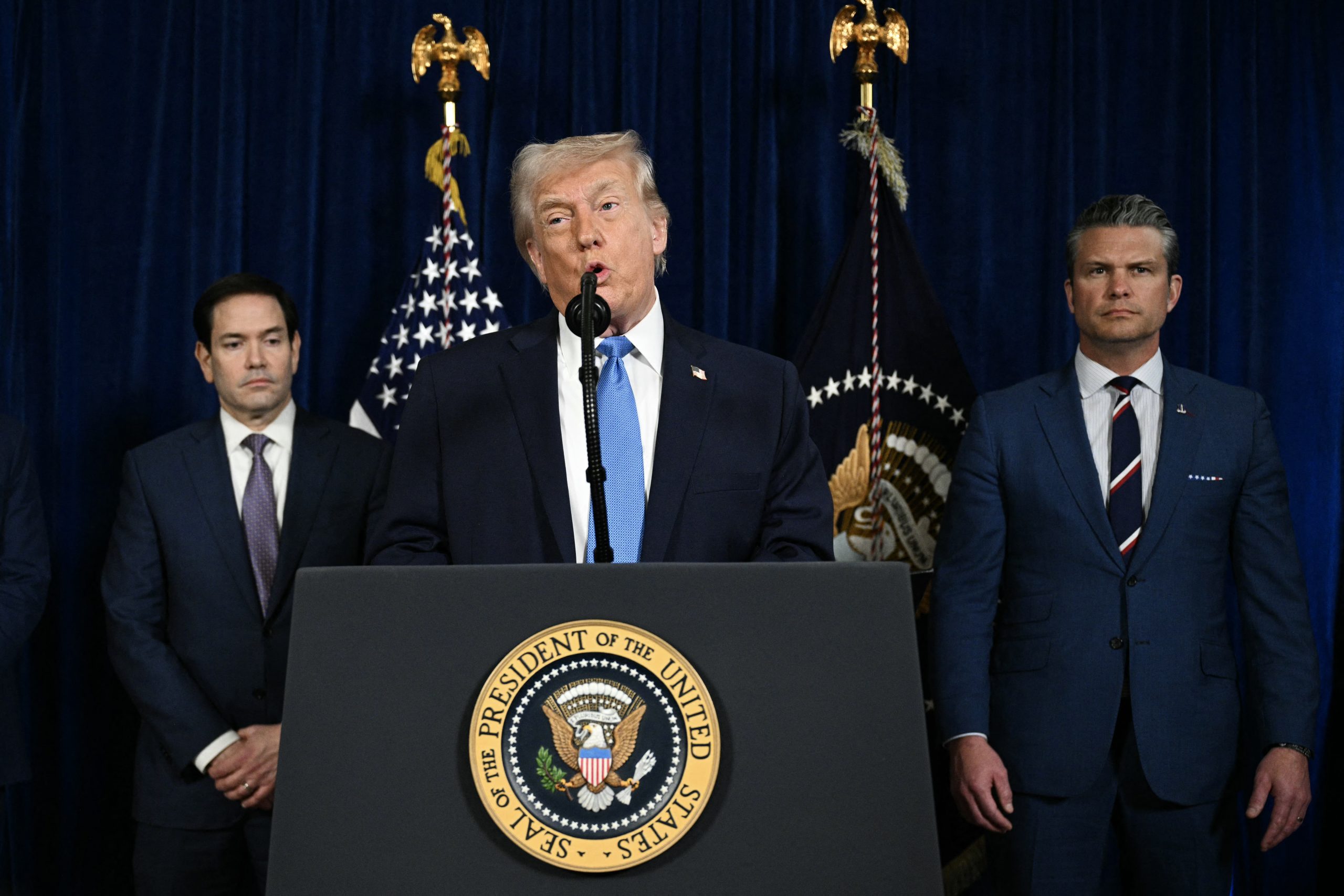 Trump says U.S. will 'run' Venezuela until 'transition' to new president - #Catholic - 
 
 U.S. President Donald Trump delivers a press conference after the capture of Venezuela President Nicolás Maduro, Washington, D.C., Saturday, Jan. 3, 2026. Credit: JIM WATSON / Getty Images

Jan 3, 2026 / 12:56 pm (CNA).
U.S. President Donald Trump on Jan. 3 said the United States would "run" Venezuela until a replacement for President Nicolás Maduro can be found, with the U.S. leader vowing a "safe, proper, and judicious transition" after American forces arrested Maduro and brought him to New York State for indictment. The U.S. launched strikes in the Venezuelan capital of Caracas on Jan. 3 before capturing Maduro and transporting him to the U.S., where he was indicted on drug and weapons charges in a New York district court.In a press conference on Jan. 3, Trump revealed that the U.S. would "run the country until such time as we can do a safe, proper, and judicious transition." "We don't want to be involved with having somebody else get in and [then] we have the same situation that we had for the last long period of years," Trump said, emphasizing: "We are going to run the country."The president alleged that the Maduro regime in Venezuela "emptied out their prisons [and] sent their worst and most violent monsters into the United States."He referenced the June 2024 killing of Jocelyn Nungaray, who was raped and strangled in Texas allegedly by two Venezuelan immigrants in the country illegally. Asked how long the U.S. would be in charge of Venezuela, Trump said: "I'd like to do it quickly." He said such operations take "a lot of time." He described the country’s infrastructure as in poor shape. “We’re going to take a lot of money out so that we can take care of the country,” he saidU.S. Secretary of Defense Pete Hegseth at the press conference praised the soldiers who carried out the Venezuelan operation early on Jan. 3, describing them as the "elite of America.""Our adversaries remain on notice," Hesgeth said. "America can project our will anywhere, anytime."National leaders in Latin America expressed condemnation of the U.S. operations in Venezuela on Jan. 3, with executives in Colombia, Brazil and elsewhere warning of U.S. aggression and regional instability after the strikes. The bishops of Venezuela, meanwhile, said they are in prayer and communicating with each other amid the ongoing incident.