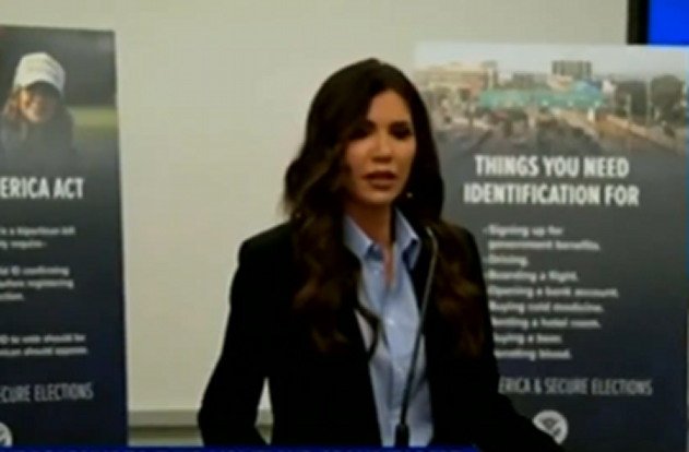 Kristi Noem Triggers the Left With Perfectly Reasonable Comments About Voter Integrity (VIDEO) –
Trump DHS Secretary Kristi Noem recently offered some comments about voter integrity, saying that we have to make sure that the right people are voting.
The post Kristi Noem Triggers the Left With Perfectly Reasonable Comments About Voter Integrity (VIDEO) appeared first on The Gateway Pundit. Kristi Noem Triggers the Left With Perfectly Reasonable Comments About Voter Integrity (VIDEO) –
Trump DHS Secretary Kristi Noem recently offered some comments about voter integrity, saying that we have to make sure that the right people are voting.
The post Kristi Noem Triggers the Left With Perfectly Reasonable Comments About Voter Integrity (VIDEO) appeared first on The Gateway Pundit.