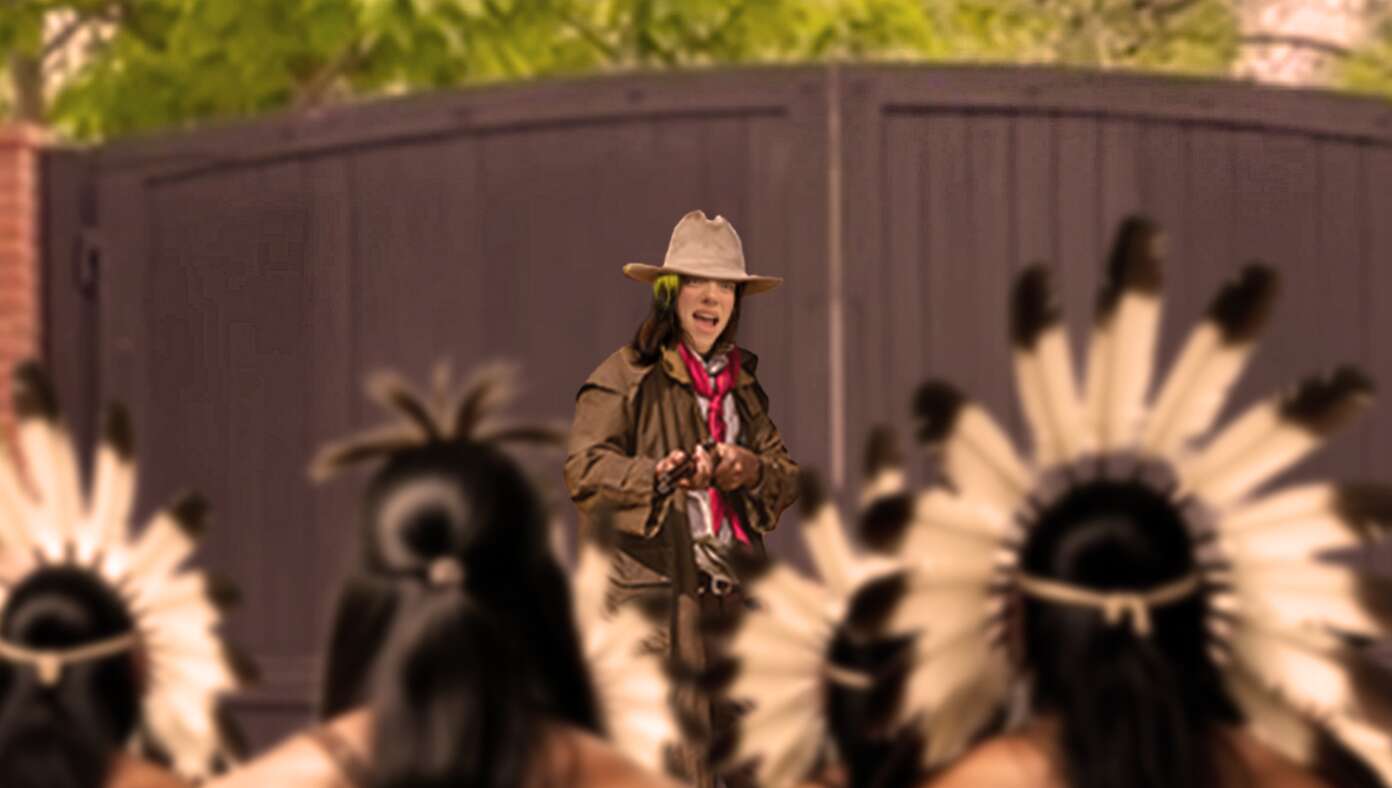 ‘The Injuns Are A-Comin!’ Cries Billie Eilish Loading Musket To Defend Home From Tribe Of Redskins #BabylonBee – LOS ANGELES, CA — According to sources, American singer-songwriter Billie Eilish successfully defended her land from members of the Tongva Tribe, an indigenous people native to the LA basin, who claim her home is built on their land.