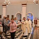 Bishop to Harding faithful: walk with Mary to Calvary #Catholic - Bishop Kevin J. Sweeney concluded the Wednesday Lenten Series of Church of Christ the King in the New Vernon neighborhood of Harding Township, N.J., where he celebrated Mass on Feb. 25 and reflected on the Blessed Mother’s critical role in salvation history.
During the Mass on Feb. 25, the Feast of the Annunciation, Bishop Sweeney reminded churchgoers that Jesus came down to Earth, fully God and fully human, to ultimately suffer, die, and rise to save believers from their sins. That occurred in part because of Mary’s “fiat”— her “yes” — to God’s plan of salvation after the Angel Gabriel announced the Incarnation of Jesus, Bishop Sweeney said.
In his homily, Bishop Sweeney referred to the Angelus prayer for the feast day and the Office of Readings for the day from the breviary, including a letter by Leo the Great (Epist. 28 ad Flavianum 3-4: PL 54, 763-767).

Click here to subscribe to our weekly newsletter.

Bishop Sweeney encouraged the faithful this Lent to walk with Mary, “the mother of sorrows,” at the foot of the cross during her son’s crucifixion on Calvary.
“She leads us to her son, who comes to us in the Eucharist and who conquered sin and death in his resurrection, and gives us the promise of everlasting life in heaven,” Bishop Sweeney said.
The other speakers in the series were Father Jun Vizcara, chaplain at St. Joseph University Medical Center in Paterson, N.J.; Msgr. John Hunt, pastor of Assumption Parish in Morristown, N.J., and director of the Clergy Personnel Office of the Paterson Diocese; Msgr. George Hundt, pastor of St. Gerrard Majella and Our Lady of Pompei parishes, both in Paterson, and Msgr. Geno Sylva, rector of the Cathedral of St. John the Baptist in Paterson and diocesan vicar for special projects.
At the Mass, Father Brian Sullivan, Christ the King’s pastor, and Maryknoll Father Joseph “Joe” Healey, a former African missionary, concelebrated with Bishop Sweeney. Also, Luke Simonson received a gift for altar serving at all five Masses during this year’s Lenten Series.
BEACON PHOTOS | JOE GIGLI
 [See image gallery at beaconnj.org]