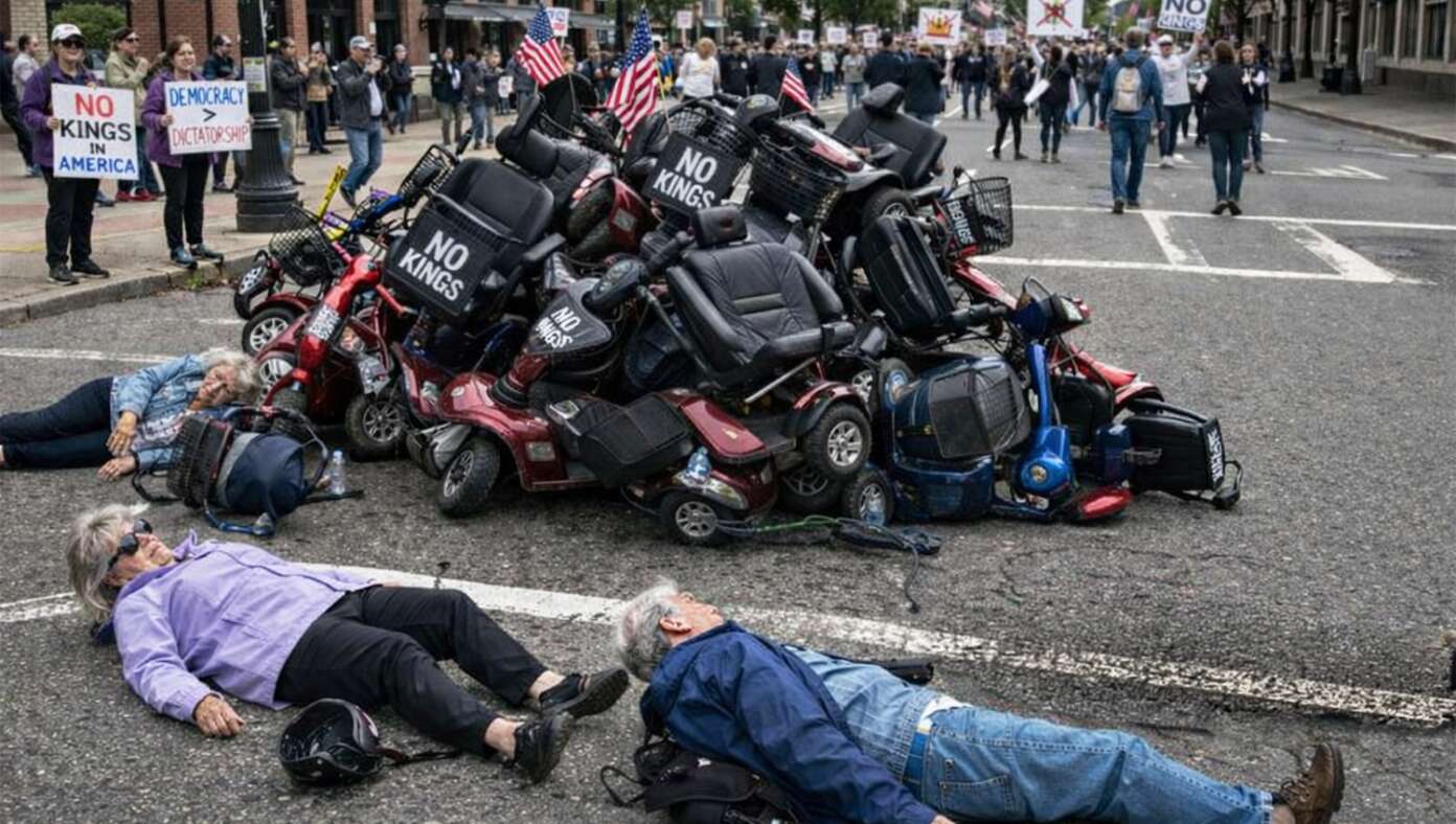 Dozens Of Injuries Reported At ‘No Kings’ Rally After Multi-Scooter Pileup #BabylonBee – BOSTON, MA — Dozens of significant injuries have been reported at the "No Kings" rally today after a multi-scooter pileup as the protest crossed Tremont Street.