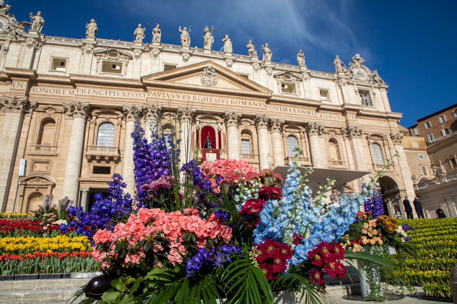 Here is Pope Leo XIV’s schedule for Holy Week and Easter 2026 at the Vatican - #Catholic - VATICAN CITY — Pope Leo XIV will celebrate the liturgies of Holy Week and the Easter Triduum for the first time as pope this week.Palm Sunday marks the start of the one of the busiest and fullest liturgical periods of the year for the Catholic Church and the Vatican, where Leo will celebrate five Masses and preside over several other liturgies and devotions between March 29 and April 6.Here is the Vatican’s full schedule for Holy Week and Easter 2026:Palm Sunday
 
 A solemn procession of cardinals and bishops carrying intricately woven palm fronds enters St. Peter’s Square during Palm Sunday celebrations in Vatican City, April 13, 2025. | Credit: Bénédicte Cedergren/EWTN News
 
 On Sunday morning, March 29, the pope will celebrate Mass in St. Peter’s Square for Palm Sunday, also known as Passion Sunday or the Commemoration of the Lord’s entrance into Jerusalem.The 10 a.m. Mass will begin with a grand procession of the pope with deacons, priests, bishops, cardinals, and laypeople carrying large palms.The procession, which will wind around the square and its central obelisk, includes olive tree branches, palm fronds, and the large, weaved palms called “palmureli.” The Vatican expects to distribute 120,000 olive branches at the Mass.Afterward, Leo will lead the Angelus prayer, as he does every Sunday.Holy ThursdayPope Leo will begin Holy Thursday, April 2, with the celebration of the chrism Mass at 9:30 a.m. in St. Peter’s Basilica.Many of the cardinals, bishops, and priests living in Rome typically concelebrate this Mass, in which the pope, as bishop of Rome, blesses the oil of the sick, the oil of catechumens, and the chrism oil to be used in the diocese during the coming year.At 5:30 p.m., Leo will celebrate the Holy Thursday Mass of the Lord’s Supper at the Basilica of St. John Lateran.Celebrating the Mass at the cathedral church of the Diocese of Rome restores a long-standing practice that Pope Francis set aside in favor of demonstrating closeness to prisoners by offering the Mass at some of the city’s prisons.Good FridayContinuing the liturgies of the Triduum, Leo is scheduled to preside over a service for the passion of the Lord on Good Friday at 5 p.m. in St. Peter’s Basilica.During this liturgy, which is not a Mass, it is the custom for the papal preacher —&nbsp; currently Father Roberto Pasolini, OFM Cap — to give a sermon on Christ’s crucifixion.In the evening, the pope will lead the Stations of the Cross devotion at the Colosseum starting at 9:15 p.m.
 
 Thousands of faithful holding candles surround the illuminated Colosseum in Rome during the traditional Stations of the Cross devotion on Good Friday, April 18, 2025. | Credit: Zofia Czubak/EWTN News
 
 Holy SaturdayLeo will celebrate the Easter Vigil Mass at 9 p.m. in St. Peter’s Basilica.The Easter Vigil, which takes place on Holy Saturday night, “is the greatest and most noble of all solemnities,” according to the Roman Missal.The liturgy begins in darkness with the blessing of the new fire and the preparation of the paschal candle. At the Vatican, cardinals, bishops, and priests process through the dark basilica carrying lit candles to signify the light of Christ coming to dispel the darkness.The pope also typically baptizes new Catholics at this Mass.Easter SundayThe morning of Easter Sunday, Leo will preside over Mass in St. Peter’s Square at 10:15 a.m. on a flower-decked parvise.After Mass, he will give the annual Easter “urbi et orbi blessing” from the central balcony of St. Peter’s Basilica.“Urbi et orbi” means “to the city [of Rome] and to the world” and is a special apostolic blessing given by the pope every year on Easter Sunday, Christmas, and other special occasions.For Easter Sunday, the square will be decorated with thousands of flowers from the Netherlands, a custom spanning 40 years.This year, the arrangements will include 65,000 tulip, daffodil, hyacinth, and mini daffodil bulbs; 220 white and orange violets; 7,800 roses, delphiniums, anthuriums, chrysanthemums, gerberas, and matthiolas; 600 branches of plumosa; 80 azaleas; and 600 long branches of willow catkins, long branches of eucalyptus, and various types of foliage.Easter MondayPope Leo will mark Easter Monday, also called “Monday of the Angel,” by praying the Regina Caeli, a Marian prayer recited during the Easter season, at noon from a window of the Apostolic Palace.