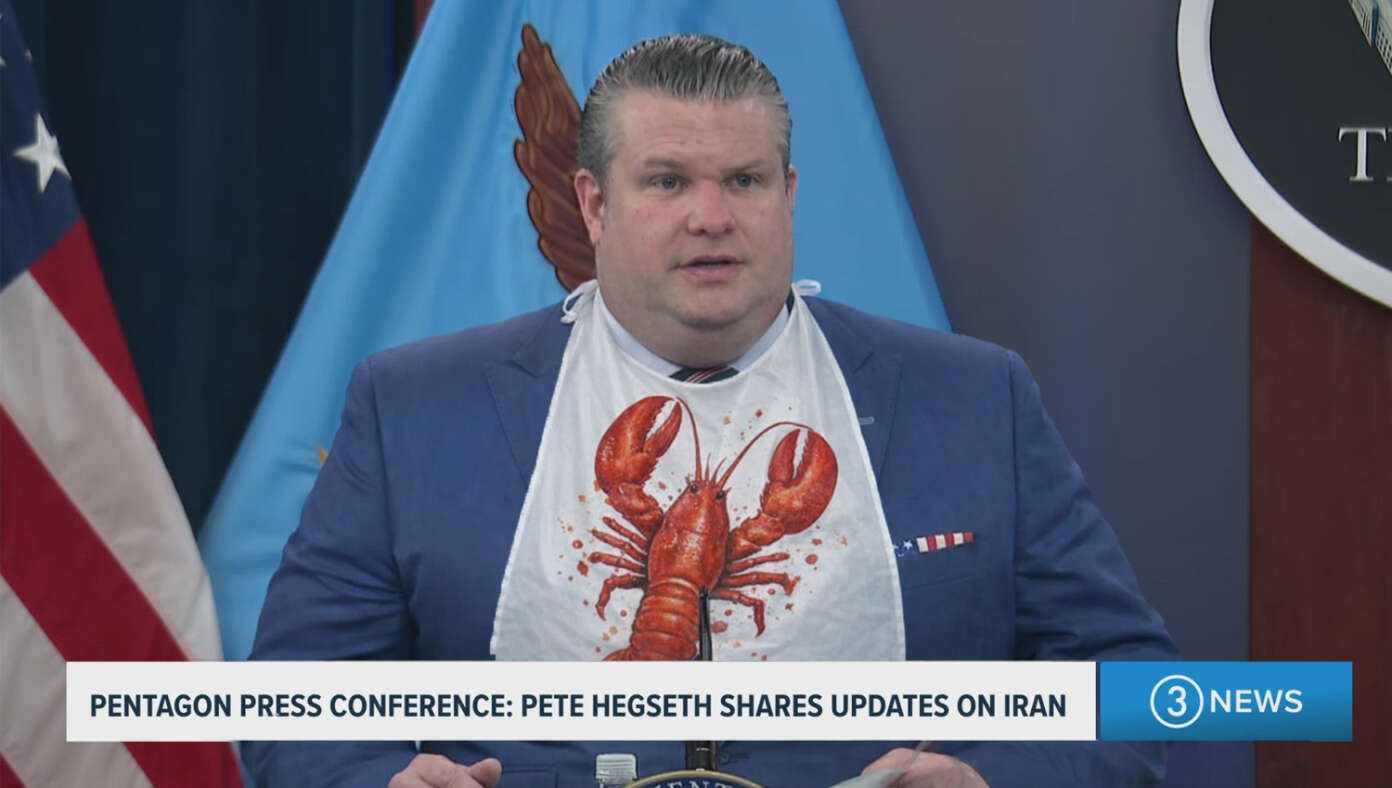 Morbidly Obese Pete Hegseth Denies Any Knowledge Of What Happened To Leftover Lobster For The Troops #BabylonBee – WASHINGTON, D.C. — An uncharacteristically rotund Pete Hegseth held a press conference to deny having any knowledge of what happened to all the leftover lobster that had been procured for the troops.