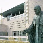 Shrine is a place of prayer, pilgrimage and ‘encounter’ with St. John Paul II’s life, legacy #Catholic – WASHINGTON (OSV News) — St. John Paul II “changed the Church and the world, and you can encounter that here” at the national shrine in Washington named for the Polish pope, said Grattan Brown, the shrine’s director of mission and ministry.
“Here, one can encounter Christ through the life and legacy of John Paul II. We appeal to both the head and the heart,” Brown said.
The St. John Paul II National Shrine in Northeast Washington is marking its 25th anniversary this March.
The 118,000-square-foot shrine is located in the city’s Brookland section, affectionately called “Little Rome” for the many Catholic institutions located there.

Click here to subscribe to our weekly newsletter.

Its neighbors include the Archdiocese of Washington’s St. John Paul II Seminary, the Jeanne Jugan Residence operated by the Little Sisters of the Poor, Capuchin College, the Ukrainian Catholic National Shrine of the Holy Family, The Catholic University of America and the Basilica of the National Shrine of the Immaculate Conception.
When approached with the idea of creating a cultural center in his name, Pope John Paul told organizers he wanted a place where “people come to a greater understanding of the richness of the Catholic intellectual tradition and its relevance for the critical issues facing American society.”
Originally established as the Pope John Paul II Cultural Center, it was dedicated in 2000, during the Great Jubilee Year, and inaugurated on March 22, 2001. Then-President George W. Bush attended the dedication. Originally, it offered exhibits, talks and other special events. Later for a time, it operated as a kind of academic think tank and was open by appointment only.
In 2011, the Knights of Columbus purchased the center and renovated the structure to its present form where it offers a permanent exhibit called “A Gift of Love: The Life of St. John Paul II.” It includes videos, photographs, artifacts and other displays honoring the life and legacy of the saintly pope.
Over the years, visitors to the shrine have included Pope Benedict XVI, presidents, many American cardinals and bishops, and the faithful from across the country and throughout the world.
While offering exhibits and special events, the St. John Paul II National Shrine is an important place of prayer and pilgrimage, and that includes the Redemptor Hominis Church where Mass is offered daily, and a chapel dedicated to the luminous mysteries of the rosary where a first-class relic of St. John Paul is displayed.
“Our mission has expanded and we are also a place of pilgrimage,” Brown told the Catholic Standard, the news outlet of the Archdiocese of Washington. “A pilgrimage expresses first devotion to the Lord, and this is a place honoring God’s special activity in the world.”
On March 14, 2014, the U.S. bishops formally designated the center a national shrine. On April 17, 2014 — the day Pope Francis canonized Pope John Paul — the shrine hosted a live broadcast of the canonization Mass, and the Pope John Paul II Cultural Center officially changed its name to the St. John Paul II National Shrine.
“The shrine is a place dedicated to the cultural and intellectual legacies of Pope John Paul II. But it has also grown over the years into a place of pilgrimage, devotion and veneration,” said Stephen P. White, the incoming executive director of the shrine. “St. John Paul II, like all the communion of saints, is much more than a cherished memory or a role model; he is alive in Christ, part of the living Church.”
Recently the shrine purchased the Washington Retreat House next door that was formerly run by the Franciscan Sisters of the Atonement. Brown said the shrine will renovate that facility and will be offering spiritual retreats there beginning around Advent.
Currently, the shrine is hosting an exhibit titled “Lord, You Could Not Love Me More! St. John Paul II and the Shroud of Turin.” Continuing throughout Lent, the exhibit includes a full-scale replica of the Shroud of Turin and more than 30 gallery panels featuring the holy object’s historical significance, scientific study and spiritual impact.
Richard Szczepanowski is managing editor of the Catholic Standard, newspaper of the Archdiocese of Washington. This story was originally published by the Catholic Standard and distributed through a partnership with OSV News.
&nbsp;