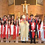 30 receive Sacrament of Confirmation at Stirling parish #Catholic – On Divine Mercy Sunday, April 12, Bishop Kevin J. Sweeney confirmed 30 confirmandi at St. Vincent de Paul Parish in the Stirling neighborhood of Long Hill Township, N.J. Father Hernan Cely, St. Vincent’s pastor, and Father Jared Brogan, director of the diocesan Office of Worship, joined the 11 a.m. Mass, during which the confirmation candidates and their families were recognized for their hard work in preparation for this special event.
Jake Walters is the Family Faith Formation director at St. Vincent de Paul Parish.