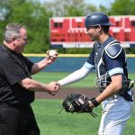 Bishop winds up first pitch at St Elizabeth’s game #Catholic - Play ball! From the pulpit to the pitcher’s mound, Bishop Kevin J. Sweeney threw the ceremonial first pitch for the Eagles of St. Elizabeth University in the Convent Station neighborhood of Morris Township, N.J., on April 24. The doubleheader baseball game was held at Vincent J. and Lenda F. Naimoli Ballpark in Morristown, N.J., against the Saints of Marymount University in Arlington, Va.

BEACON PHOTOS | JOE GIGLI
 [See image gallery at beaconnj.org]

Click here to subscribe to our weekly newsletter.