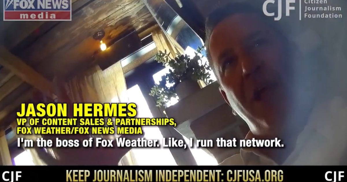 Fox News Media Vice President Fired After Getting Caught on Hidden Camera Bragging About Charging ‘,000 Strip Club Bills’ to Fox Corporate Cards – 
Fox News Media Vice President, Jason Hermes, has been fired after he was caught bragging about spending thousands of dollars at strip clubs on the Fox Corporate card.
The post Fox News Media Vice President Fired After Getting Caught on Hidden Camera Bragging About Charging ‘,000 Strip Club Bills’ to Fox Corporate Cards appeared first on The Gateway Pundit.