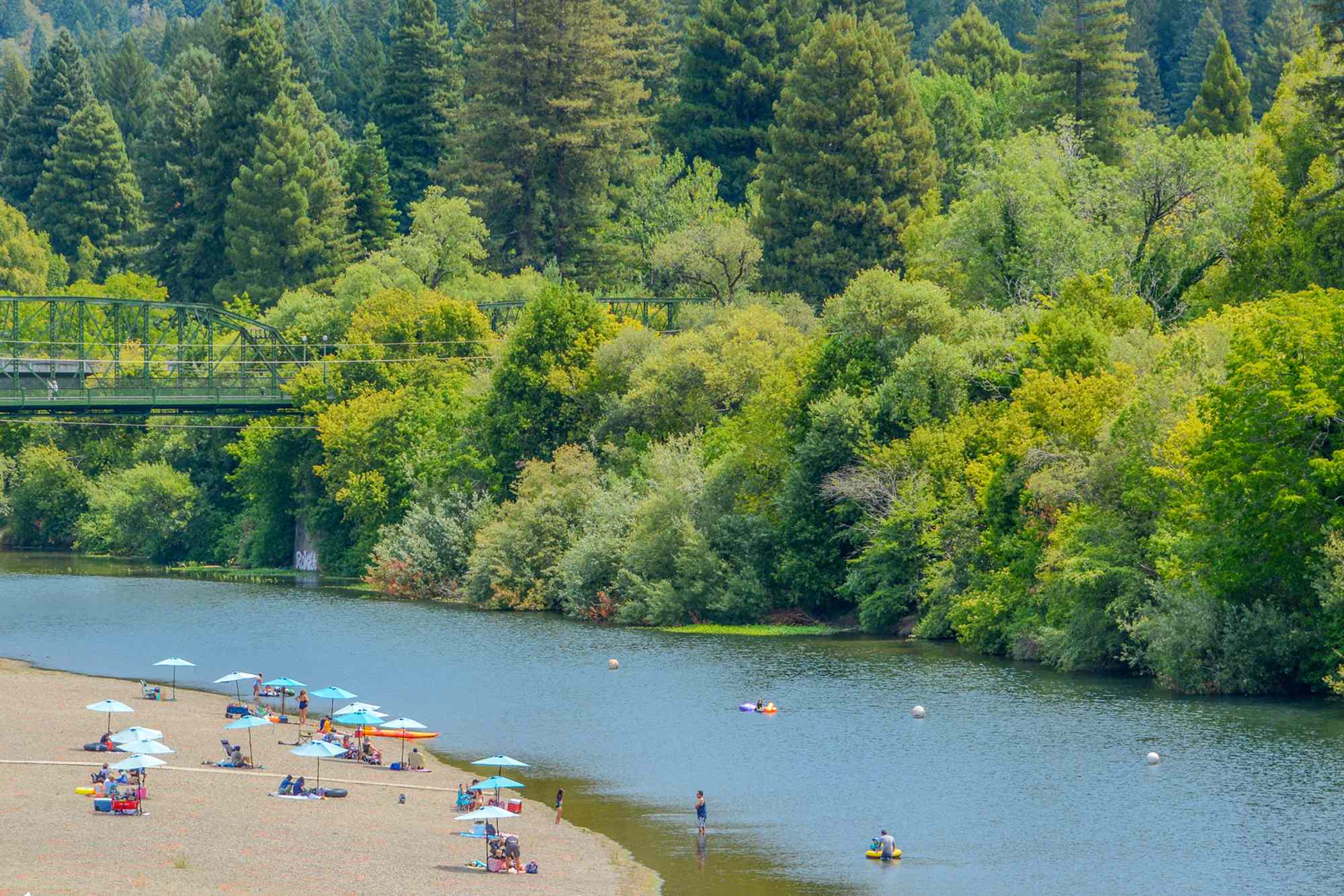 This Is Northern California’s Best ‘Beach’ Town—With Artsy Charm, Majestic Redwoods, and Stunning River Views #Travel Is there anything dreamier than the Russian River in the summer?
