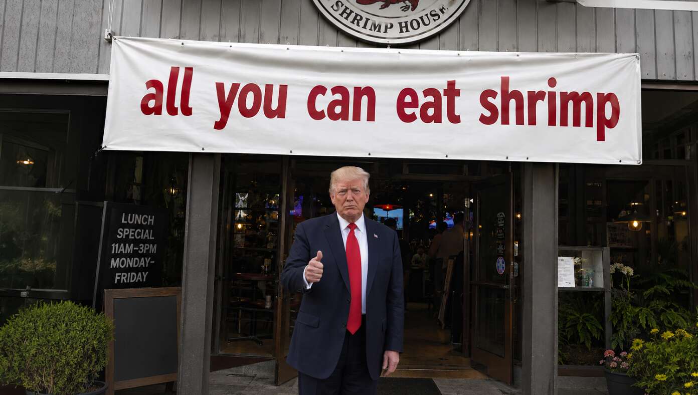 ‘A Civilization Will Die Tonight,’ Says Donald Trump As He Enters All-You-Can-Eat Shrimp Buffet #BabylonBee – CHURCH, VA — Employees at a local shrimp house were reportedly traumatized following a surprise visit by President Trump who, upon arriving, vowed that a civilization would die that night.