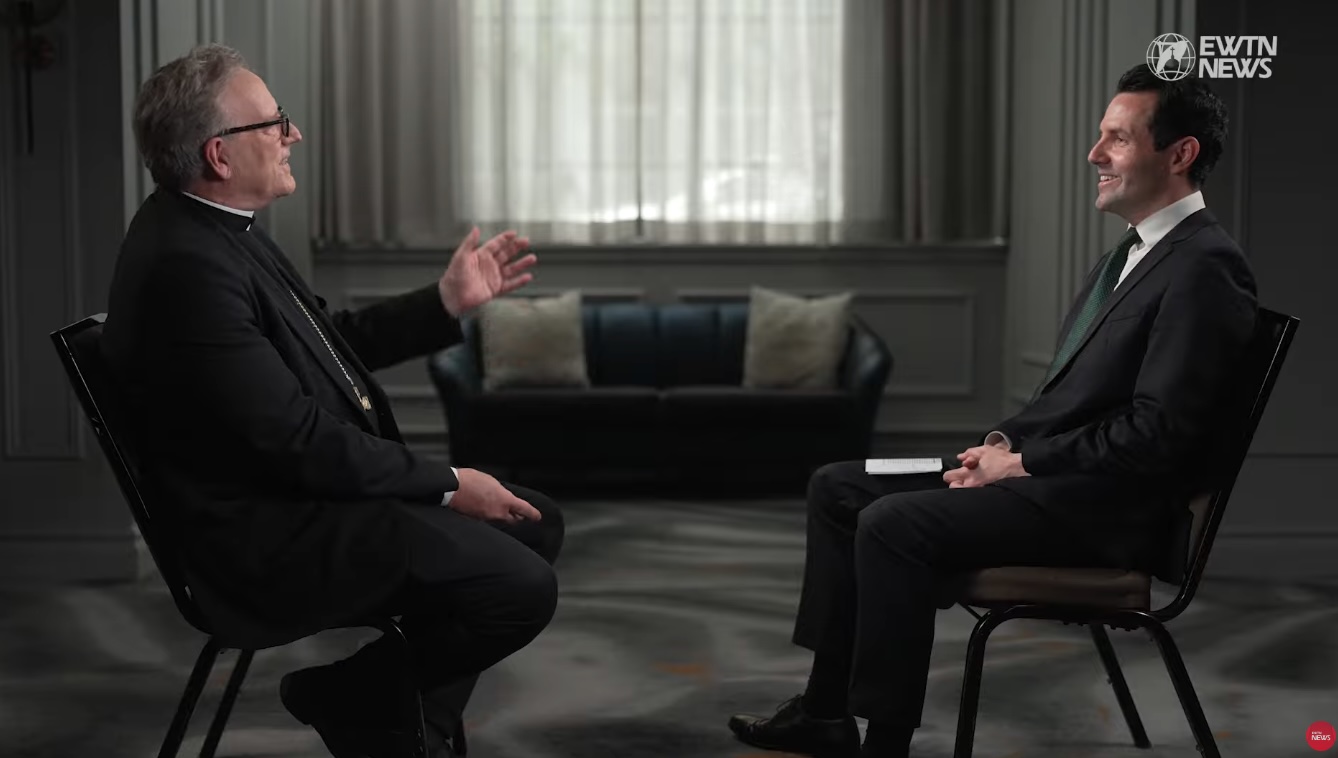 Bishop Barron speaks on U.S. religious roots ahead of nation’s 250th anniversary #Catholic While there has been a tendency in the United Sates "to hyper-stress separation of church and state," Bishop Robert Barron said "the roots of our country are deeply religious" and "the basic principles of the country are inescapably religious.” On May 17, thousands gathered on the National Mall in Washington, D.C., for the White House event celebrating “one nation under God” and "the connection between religion and our American democracy,”&nbsp; Barron said.In an interview with EWTN News’ Colm Flynn ahead of the event, Barron discussed the “hugely important” phrase "one nation under God.”“In the written versions of the Gettysburg Address that [Abraham Lincoln] prepared before giving it, the phrase ‘under God’ is not there,” Barron explained.“But then when he was delivering it he added ... ‘under God,’“ Barron said. ”I think it represented a deep intuition that Lincoln had that you canʼt really understand our democracy without it.” The phrase “under God” is “meant to hold off tyranny,” he said. It is clear that “all kings and all rulers are under God, meaning under the judgment and authority of God. Our founders understood that.”“And that little phrase is meant to hold off that tendency to deify any political establishment, political party, political ruler. Weʼre a nation, yes indeed, but weʼre under God. Our laws are determined by God,” he said.“I love the First Amendment to our Constitution, which in its opening lines expresses very eloquently … the right balance,“ he said. ”Namely, ‘Congress shall make no law respecting the establishment of religion.’”“But then thereʼs a second part, the second clause of that: ‘Congress shall make no law limiting the free exercise of religion,’” he said.“Thatʼs an eloquent balance. So thereʼs no officially state-sanctioned religion, but that does not mean that religion has no role in public life. On the contrary, because there should be no law restricting the free exercise of religion,” Barron said. Catholics’ role in public life and public officeCatholics in public office should bring “moral sensibility into their public decisions,” Barron said.“Weʼre not here to impose Catholicism on anybody,” he said. “But I think to bring a moral and spiritual sensibility into the decisions that you make at these high levels is altogether valid.”As a member of the White House Religious Liberty Commission, Barron said he met “lots of Catholics in the present administration” and told them to “bring Thomas Aquinas into your public life.”“By which I mean bring these great moral and spiritual principles that indeed undergird our democracy, but make them a lively presence in the work that you do,” he said.Barron further spoke about his time on the White House commission, where he received both criticism and praise.When asked to be a commissioner, “my first reaction was very positive,” Barron said. “I thought … ‘Theyʼre inviting a Catholic bishop to be a voice around the table in the formulation of this policy. Why would I say no?’”To say no would be “taking a Catholic voice away from that process,” he said.“I’m not implementing the policy. Iʼm making suggestions regarding the formulation of policy,” Barron explained. “The president could take or leave what we say … So Iʼm not implementing the presidentʼs policies. Iʼm helping to shape public policy.”“The commission was great. I spoke my mind in every setting. No one censored me,” said Barron, who was present at a White House Holy Week event when Pentecostal pastor Paula Cain White compared the president’s suffering to Jesus Christ’s.Barron said he was able to address issues within the administration, specifically about Immigration and Customs Enforcement (ICE) “detainees in Chicago having access to sacraments and pastoral care.”The bishop took the matter to Homeland Security and “no one questioned” him. It was “a religious liberty issue,” because “people have a right to their sacraments and pastoral care,” he said.Barron also spoke out in regard to the president’s “critical remarks about the pope.”“I said in an X post that I have deep admiration for the president in regard to religion. Heʼs done wonderful things. But I said I think that was a disrespectful way to talk to the pope,” Barron said.“In regards to prudential judgment,” a president can “disagree with the pope,” Barron said. “But the pope is not ... just an ordinary hack politician that you can sort of talk in that flippant way to.”
 
 Bishop Robert Barron speaks with EWTN News’ Colm Flynn ahead of the May 17, 2026, White House event on “one nation under God” in Washington, D.C. | Credit: EWTN News
 
 “Heʼs the vicar of Christ, successor of Peter. Heʼs our Holy Father. And I just felt that was disrespectful, and I thought it was not a constructive contribution to the conversation,” he said.“Heʼs the Holy Father, so we have a filial relationship to him. Heʼs a father, weʼre like children … we have a family relationship to the pope. So itʼs different than just our relationship to a political leader.”“At the level of principle and the moral values that ought to be informing our life … we abide by what the pope is saying, but I think there can be disagreement at the prudential level,” Barron said.Dividing issues in the nation todayAmid numerous wars right now, Barron said “we should study” the just war tradition.It offers “very useful criteria, and I think the Churchʼs job is to bring these to consciousness and urge political leaders to apply them,” he said.“The Catechism of the Catholic Church says that when it comes to the evaluation and application of the criteria, that belongs to the civil authorities. And I think thereʼs great wisdom there too.”Barron also spoke to the ongoing matters with U.S. immigration enforcement.“A completely open border invites a lot of moral chaos, and a lot of catastrophe happens because of an open border. So the Church recognizes the legitimacy of that,” Barron said. “At the same time, the Church wants us to welcome the stranger and to be open to those who are in great need and those who are seeking refuge.”ICE “is a very legitimate expression of the governmentʼs authority, but … I think ICE is way too blunt a tool to use to solve the general issue of people in the country illegally,” Barron said.“I think a political solution has to be found. I donʼt think ICE is the right instrument to do that,” he said. “Iʼd invite people who are intimately involved in these things to have a good, morally informed conversation about it and come to good prudential judgments.”“Iʼm not an expert in immigration policy, and Iʼm not an expert in the economics that are prevailing on the ground in various situations,” he said. “I think we have to inform all those who are making those decisions, make sure they have a keen moral sensibility, [and] know what the principles are.”“But I think people of goodwill can, and obviously do, disagree about how they are applied … concretely,” he said.