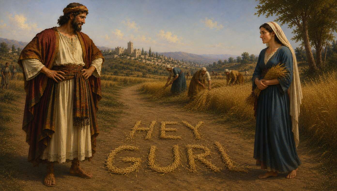 Boaz Carefully Arranges Stalks Of Grain On Ground To Spell Out ‘Hey Gurl’ #BabylonBee – BETHLEHEM — As Ruth was about to come pick up extra crops left for her in the fields, workers reportedly spotted Boaz carefully arranging stalks of grain on the ground to spell out "Hey Gurl." Boaz Carefully Arranges Stalks Of Grain On Ground To Spell Out ‘Hey Gurl’ #BabylonBee – BETHLEHEM — As Ruth was about to come pick up extra crops left for her in the fields, workers reportedly spotted Boaz carefully arranging stalks of grain on the ground to spell out "Hey Gurl."