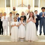 First Holy Communion held at Clifton parish  #Catholic - St. Andrew the Apostle Parish in Clifton, N.J., celebrated the First Holy Communion of 11  young parishioners on May 2. First Communicants are George Bazo, Liliana Bazo, Ariela Chiong, Patrick Diaz, Jonathan Grabowski, Edric Mineses, Jackson Rios, Ryan Valentine, Angel Velez Jr., Mariana Velez, and Jose Alejandro Zuniga. The Mass was celebrated by Father Jeider Barraza, pastor, and Father Joseph DeMarzo, parochial vicar. Surrounded by family and the parish community, the children received the Eucharist for the first time, marking a significant milestone in their Catholic faith journey.
 [See image gallery at beaconnj.org]

Click here to subscribe to our weekly newsletter.