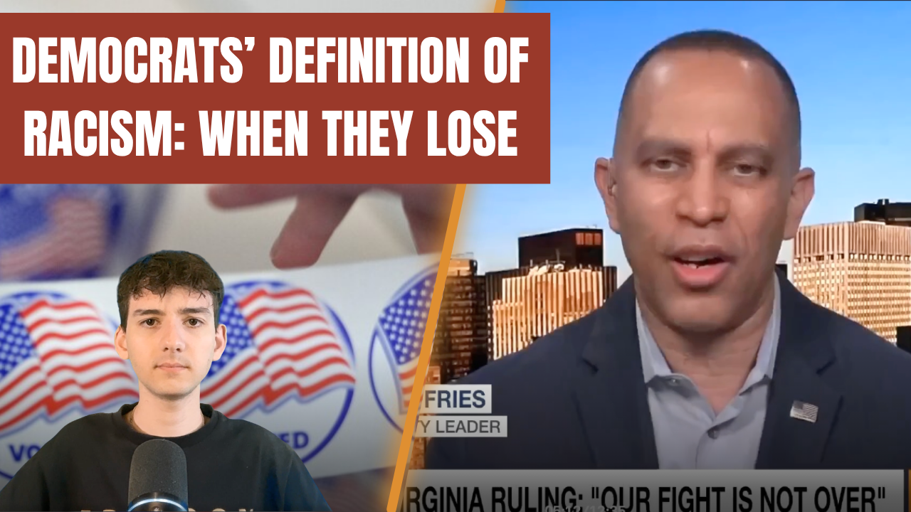 Hakeem Jeffries Admits Democrats’ Real Plan: Rewrite the Courts When They Lose (VIDEO) –
Jeffries was reacting to the Virginia Supreme Court’s decision blocking the state’s newly drawn congressional map, a ruling that delivered a major setback to Democrats ahead of the 2026 midterm elections.
The post Hakeem Jeffries Admits Democrats’ Real Plan: Rewrite the Courts When They Lose (VIDEO) appeared first on The Gateway Pundit. Hakeem Jeffries Admits Democrats’ Real Plan: Rewrite the Courts When They Lose (VIDEO) –
Jeffries was reacting to the Virginia Supreme Court’s decision blocking the state’s newly drawn congressional map, a ruling that delivered a major setback to Democrats ahead of the 2026 midterm elections.
The post Hakeem Jeffries Admits Democrats’ Real Plan: Rewrite the Courts When They Lose (VIDEO) appeared first on The Gateway Pundit.