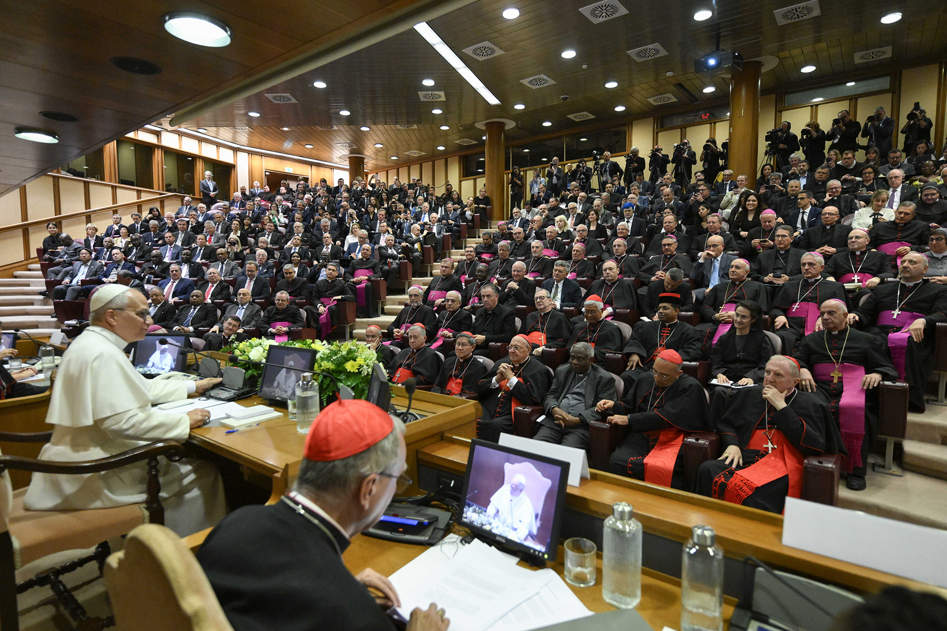In first encyclical, Pope Leo urges world to ‘disarm’ AI amid increased reliance #Catholic – VATICAN CITY (CNS) — Presenting the first encyclical of his pontificate, Pope Leo XIV warned that artificial intelligence must be “disarmed,” urging governments, tech leaders and society to confront the rapidly growing technology before it weakens human relationships, critical thinking and peace itself.
With its authoritative teaching, the 82-page encyclical, “Magnifica Humanitas” (“Magnificent Humanity”), significantly boosts the Catholic Church’s position as an active voice in discussions over artificial intelligence, autonomous weapons, labor, human dignity and the concentration of technological power among a handful of corporations.
“Peace, not merely the absence of war, is justice at work,” Pope Leo said May 25 during a presentation unveiling the document in the Vatican’s Synod Hall to an audience filled with members of the Roman Curia, reporters and special guests. “But when technology weakens our critical sense, peace itself is at risk.”





RELATED:
Pope Leo’s AI encyclical warns of temptation to build future excluding God




The pope said he wrote the encyclical after hearing from scientists, engineers, political leaders, parents and teachers about the promises and dangers posed by artificial intelligence. While some were enthusiastic about the technology, he said others expressed fears over future generations and increasingly autonomous weapons systems.
While he acknowledged the benefits of AI, Pope Leo was clear in saying more scrutiny needs to be applied to this developing technology.
“Artificial intelligence needs to be disarmed,” the pope said. “The word is strong, I know, but deliberately chosen because this moment needs words capable of attracting attention, awakening consciences and indicating paths forward for humanity.”
Pope Leo has frequently cautioned against the unchecked development of AI since the beginning of his pontificate, warning that the technology risks weakening human discernment, distorting reality and replacing authentic relationships with simulations of human interaction.
Anchoring his address on the church’s annual World Communications Day theme, the pope said artificial intelligence is increasingly simulating “human voices and faces,” while raising deeper questions surrounding consciousness, responsibility, friendship and truth.
“We do not possess technical answers, nor do we seek to displace those with expertise,” the pope said in his May 25 presentation. “But we bring a wisdom concerning the human that our present time desperately needs: every person is unique and irreplaceable.”
The Holy See’s engagement with major technology companies dates back nearly a decade through conversations known as the “Minerva Dialogues,” which brought together church leaders and executives from Silicon Valley firms, including Google and LinkedIn.
That’s one of the reasons why one of the most anticipated speakers at the presentation was Chris Olah, co-founder of the artificial intelligence research company Anthropic, who praised the pope’s willingness to engage the industry directly.
Olah acknowledged that computer scientists alone cannot determine the ethical boundaries of AI because developers themselves are influenced by “incentives” such as ambition, competition and financial pressure.
“We need informed critics who will tell the labs when we are failing,” Olah said. “We need moral voices that the incentives cannot bend.”
He said the church could help shape discussions surrounding the equitable distribution of AI’s economic benefits, the impact of the technology on children and employment, and broader questions about human flourishing.
Olah also described aspects of advanced AI systems as “mysterious, even unsettling,” saying researchers continue to discover behaviors within models they do not fully understand.

Click here to subscribe to our weekly newsletter.

Others speaking at the presentation highlighted themes throughout the encyclical, including economic inequality, labor exploitation and the concentration of technological power.
Anna Rowlands, professor of political theology and Catholic social doctrine at Durham University in England, was another speaker on the panel with the pope. She said the encyclical “brings the vision of the Gospel to bear on the cultures of AI.”
She said the document challenges the idea that artificial intelligence itself can “save” humanity while questioning whether too much influence over modern life is being placed in the hands of a small number of technology companies.
“In the interests of the common good, how can we resist such distorting concentrations of power in the hands of the few?” Rowlands asked.
Leocadie Lushombo, another panelist and professor of theological ethics at the Jesuit School of Theology of Santa Clara University, pointed to the encyclical’s criticism of extractive mining industries in the Global South that supply minerals used in AI infrastructure and data centers.
“Yes, AI can very easily be colonial,” Lushombo said. “It is more likely to do much to further violate the rights of the Global South.”
Cardinal Michael Czerny, prefect of the Dicastery for Promoting Integral Human Development, said the pace of this new technology is unparalleled, while the stakes are deeper, concerning “the very nature of human coexistence.”
He went on to say that the most original contribution the Christian faith brings to the discussion on AI is the “conviction that human beings always transcend the sum of their achievements, their data profiles and any possible technical simulation, because they are called to a fullness of life that finds its truth in relationship and its fulfillment in a constant and sincere gift of oneself.”
Cardinal Víctor Manuel Fernández, prefect of the Dicastery for the Doctrine of the Faith, said the document insists humanity must not lose sight of its own dignity despite technological advancement.
“For every human being possesses infinite dignity and never loses that sublime capacity for love which God bestowed upon humanity when He created us,” Cardinal Fernández said.
He also emphasized one of the encyclical’s central arguments: that artificial intelligence cannot replicate humanity’s capacity to suffer, grow and love.
Pope Leo’s encyclical states that humanity carries within itself “the lessons that are etched like scars, a memory of the journey taken between freedom and falls, dreams and disappointments,” he said.
&nbsp;